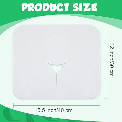 Miniatura 3 de 100 fundas desechables para cuna facial, fundas para reposacabezas de masaje para mesas de masaje y sillas de masaje, cama de salón de belleza, spa