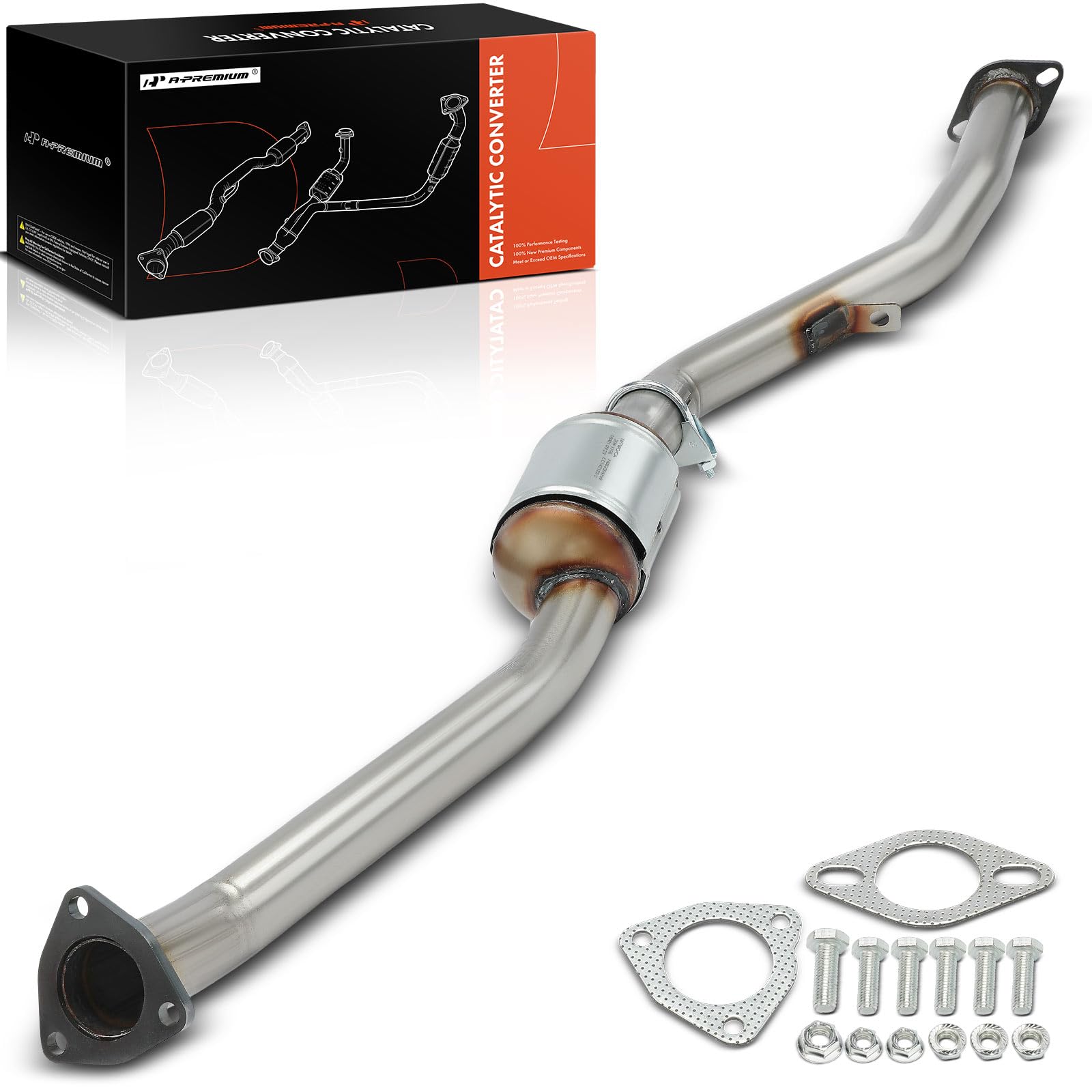 A-Premium Catalytic Converter Kit Direct-Fit Compatible with Subaru Outback/Legacy 2006 2007 2008 2009, 2.5L, E.P.A. Compliant