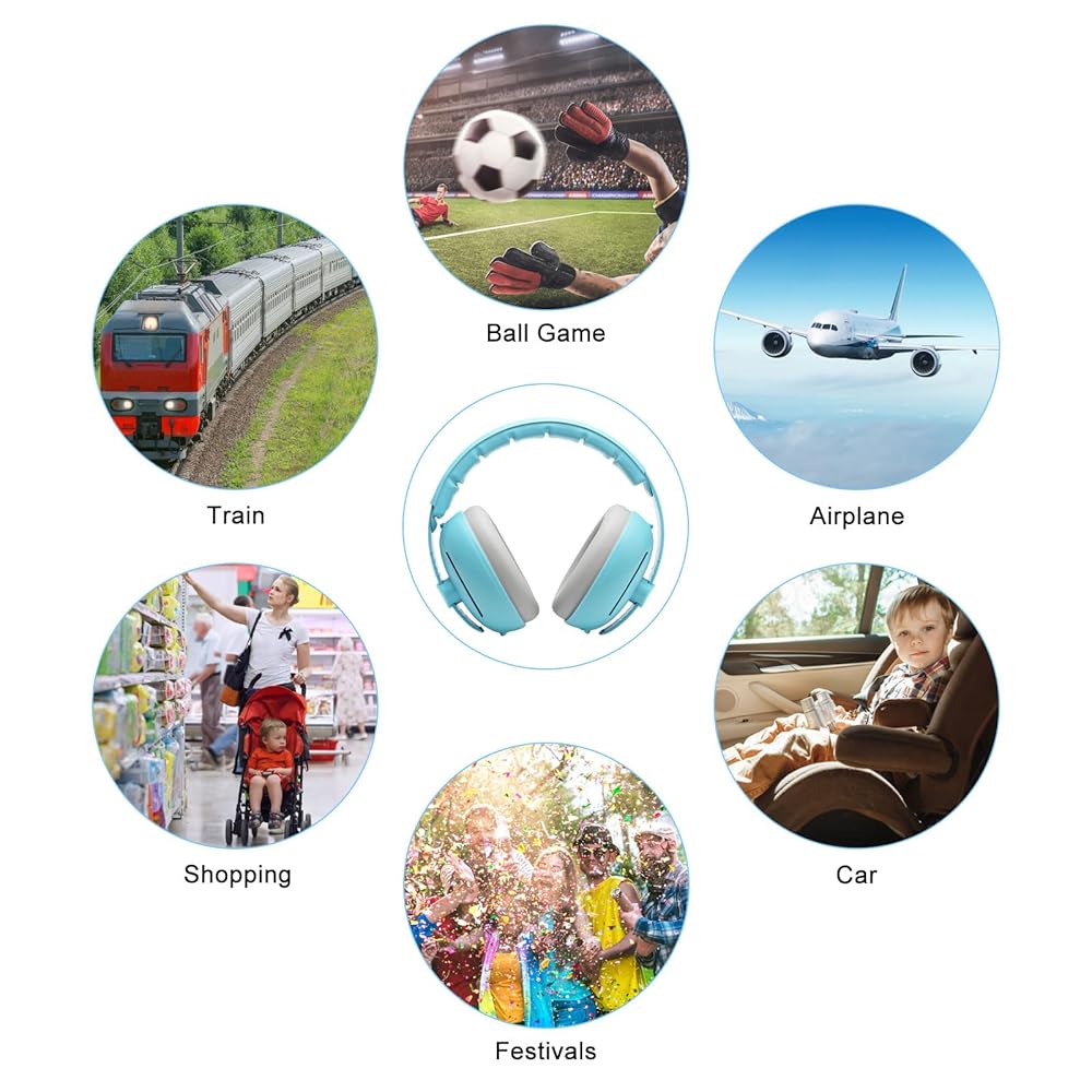 Paraorecchie Per Neonati E Bambini - Protezione Udito Per Viaggi, Sonno E Eventi Rumorsosi - Foto 5