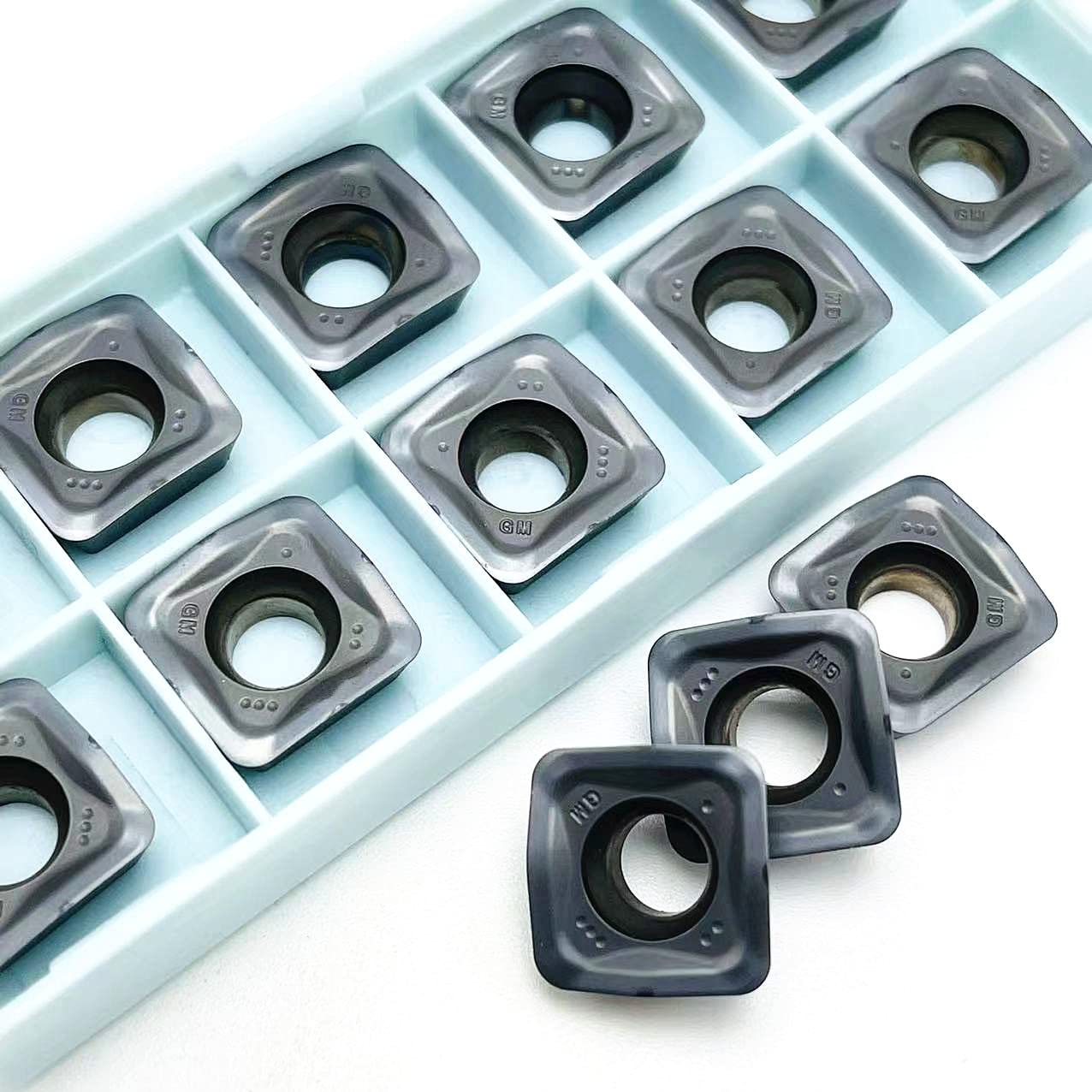 MFH SOMT SOMT14 SOMT140520ER SOMT140520ER-GM Insertos de fresado con Agujero CNC Cuchillas Originales Torno Herramienta de Corte(100PCS(10BOX))