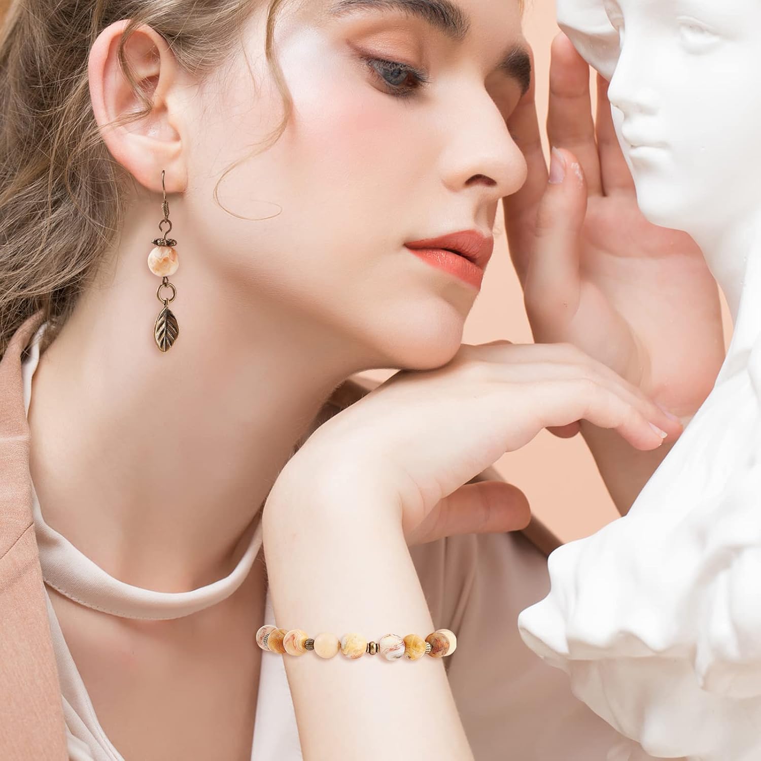 NBEADS About 100g Tibetan Style Alloy Spacer Beads,20 Styles Random Mixed Metal Flower Cone Round Column Spacer Beads for DIY Jewelry Craft Making, Hole: 1-4.5mm - Image 6