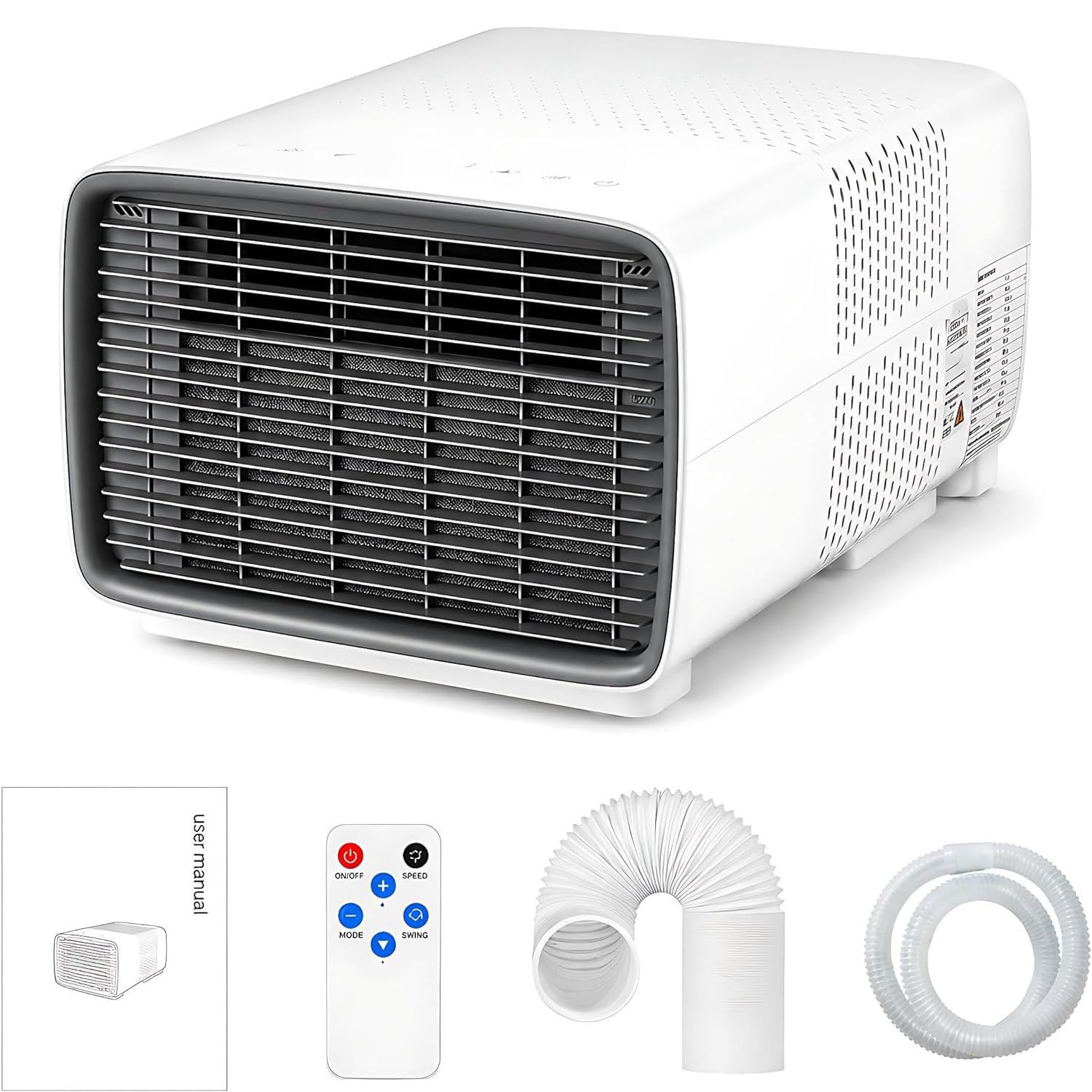 LSHFYV Mini Compressor Air Conditioner 2700 BTU for Tent and Caravan