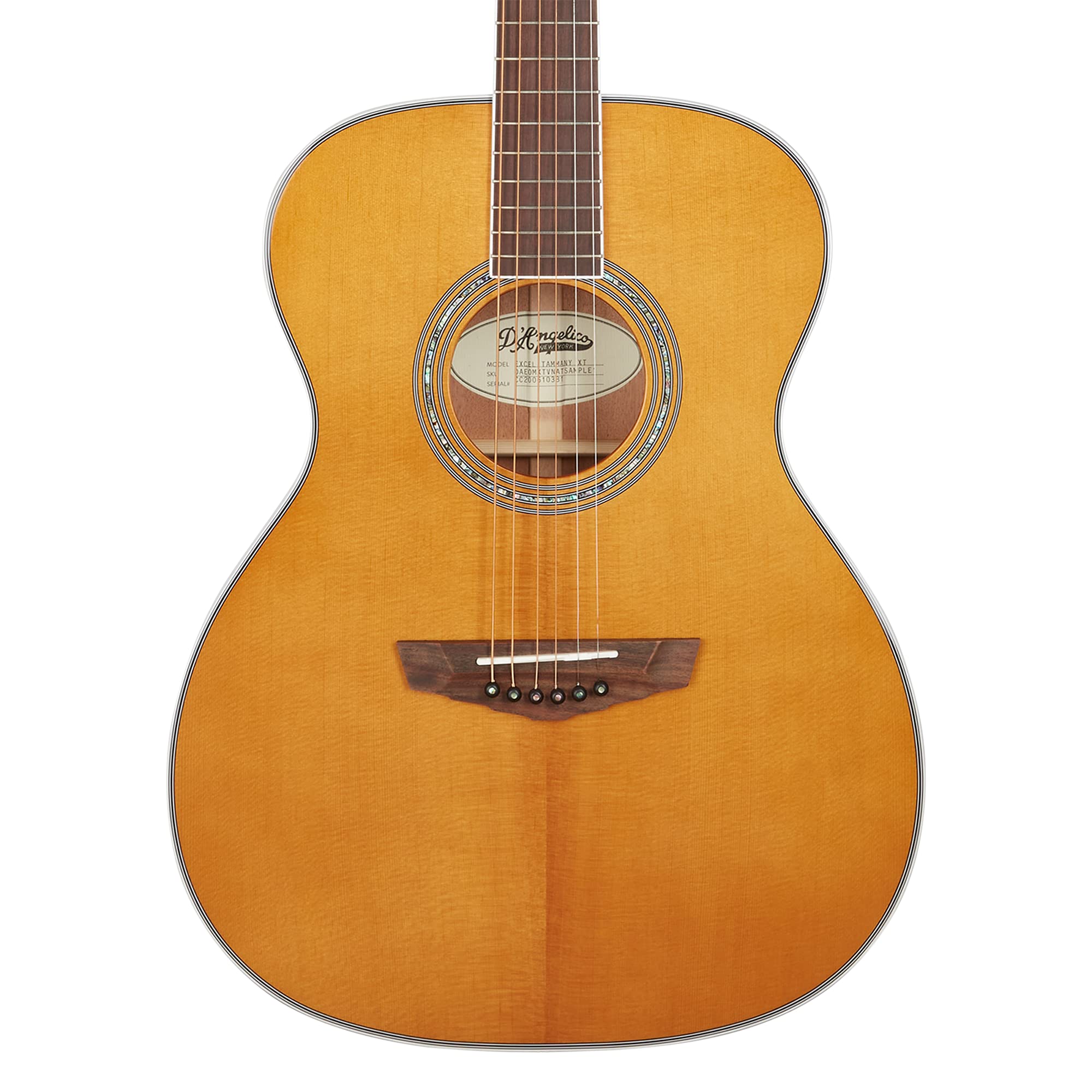 Amazon | D'Angelico Excel Tammany XT, Vintage Natural | エレアコ