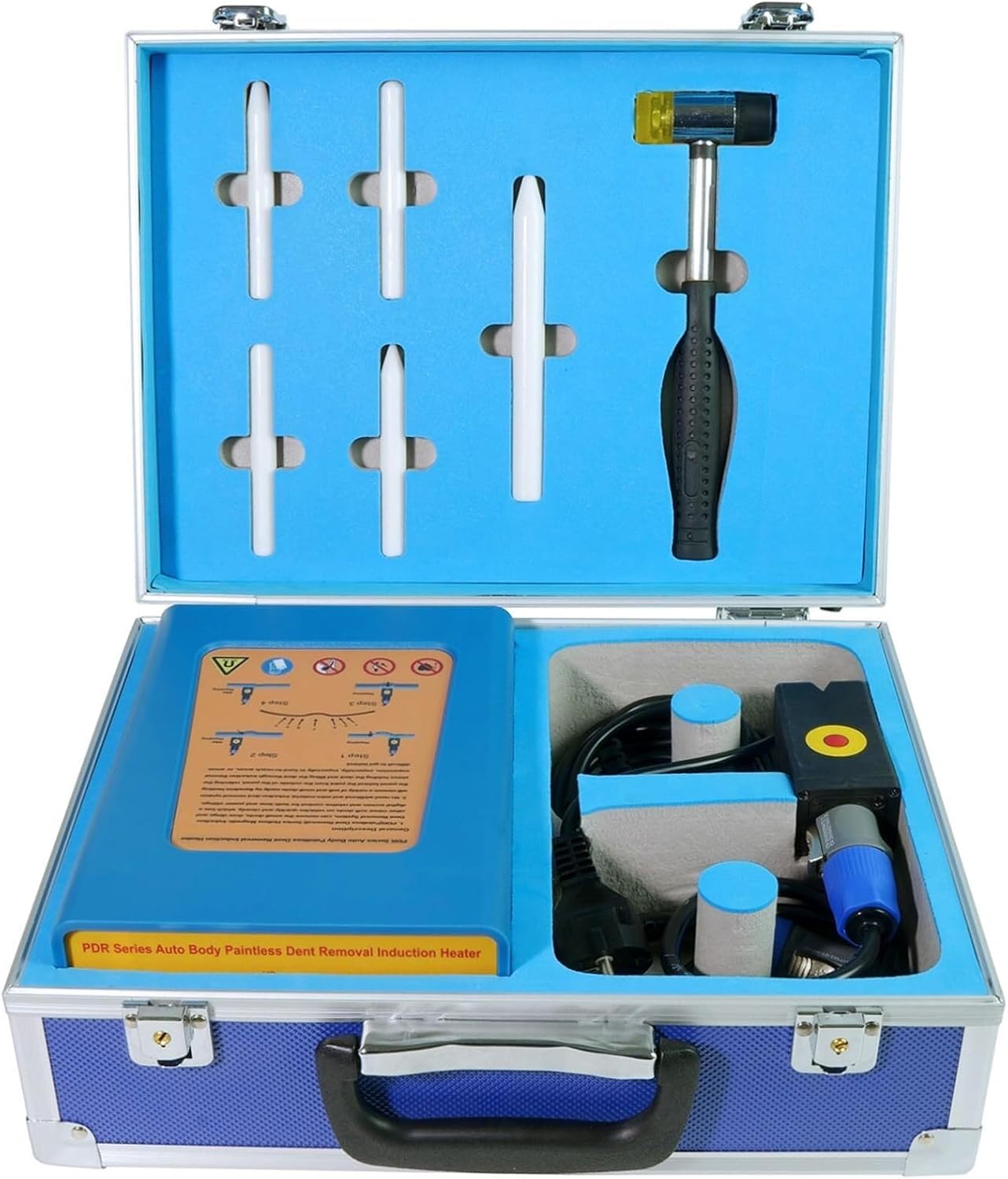 Induction Heater，1380W 110V Pro PDR Induction Heater Machine Kit Hot Box Car Paintless Dent Removing Repair Tool, Magnetic Induction PDR Heater Hot Box