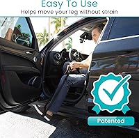 Vista 3 de Vive Proflex Strap - Asistencia de levantamiento de piernas de terapia física con correas de nailon para recuperación, estiramiento, lazo