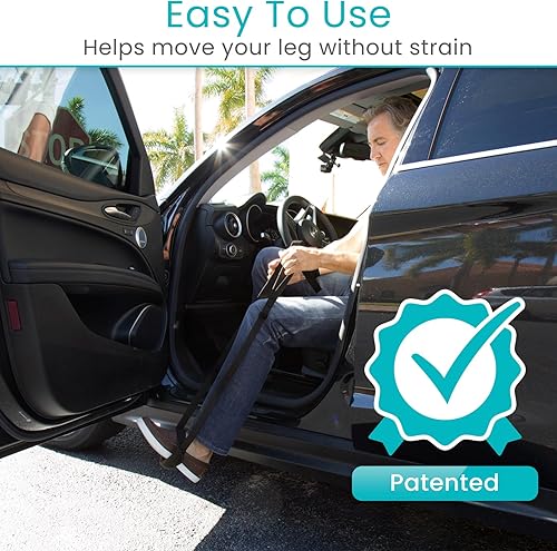 Miniatura 3 de Vive Correa de levantamiento de piernas multiusos Proflex - Correa de elevación de piernas - Ayuda de levantamiento de piernas con correa de nailon