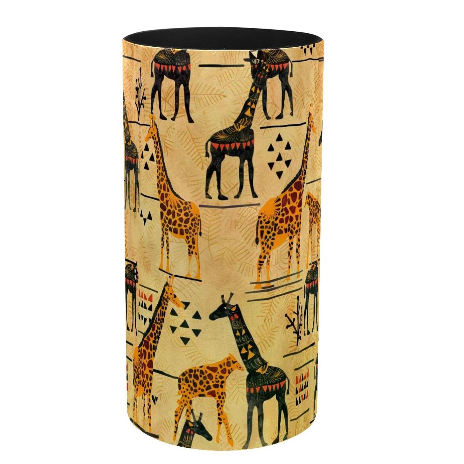 Organisateur pour la maison et le bureau animaux d'Afrique, rangement stylos et pinceaux