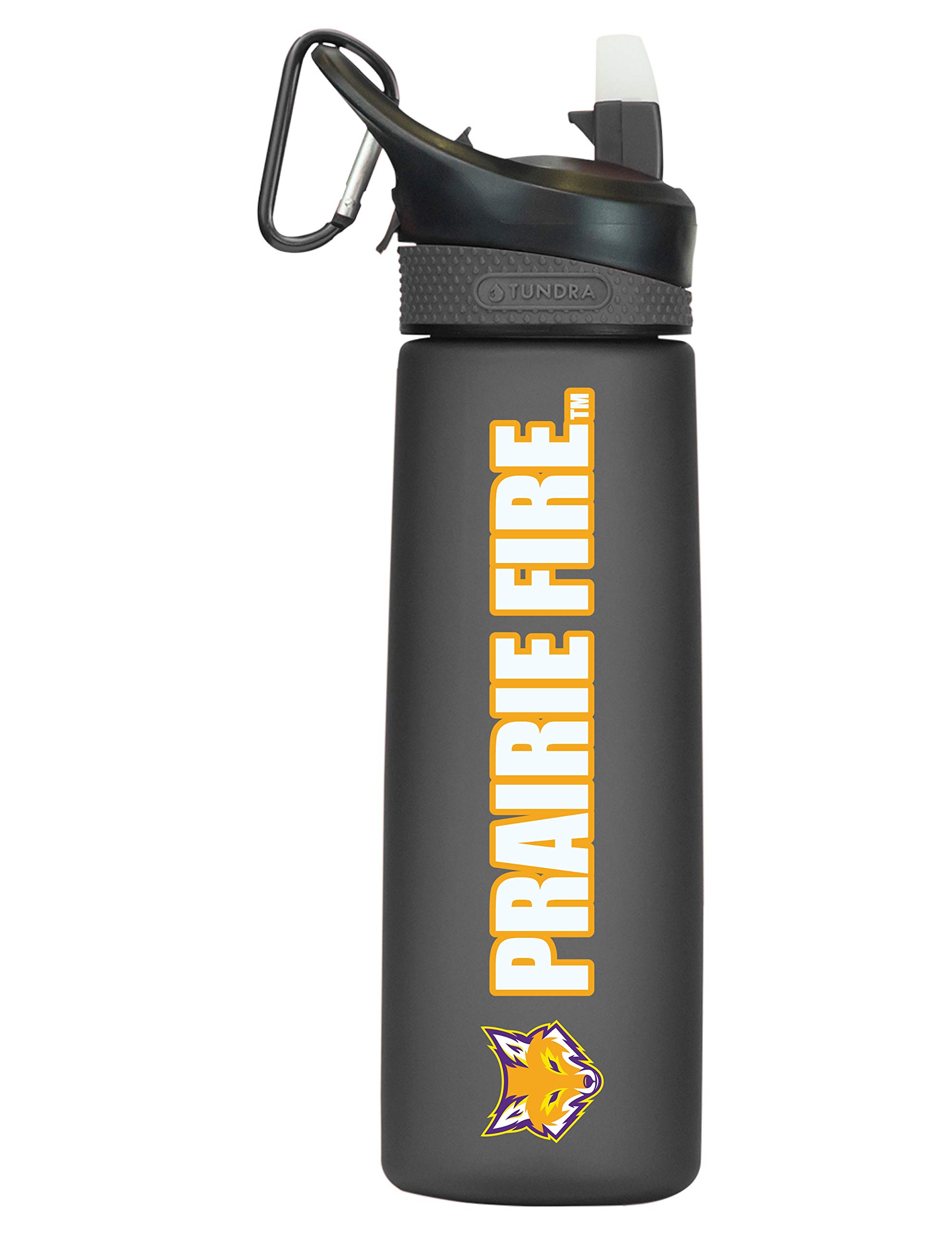 The Fanatic Group Knox College Frosted Sport Water Bottle, Design-3 - Black