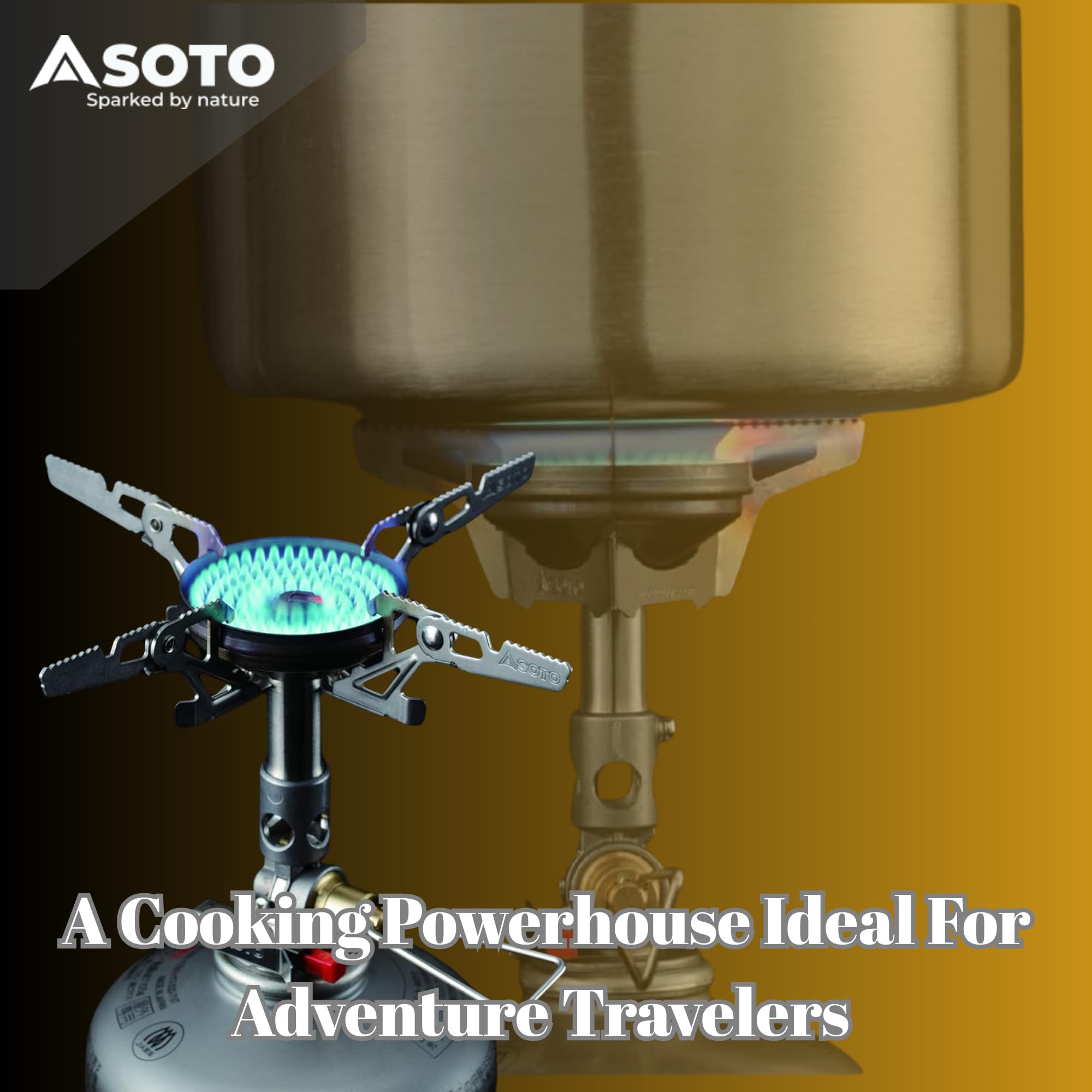 Amazon.com: SOTO WindMaster Canister Stove with 4Flex for Windy