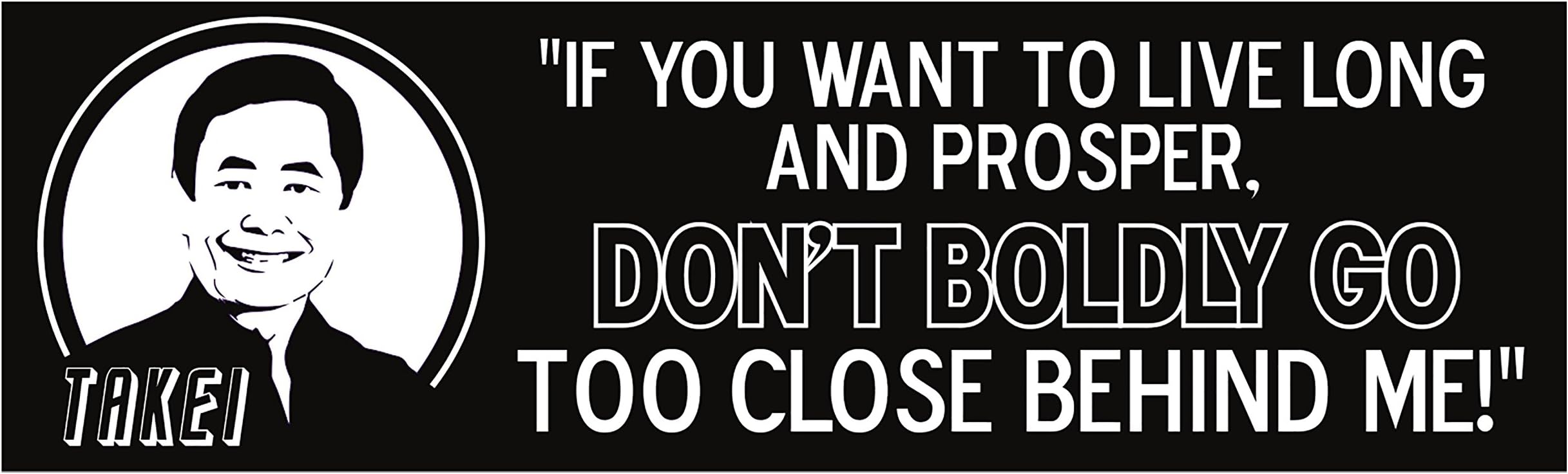 Boldly Go Tailgater Sticker