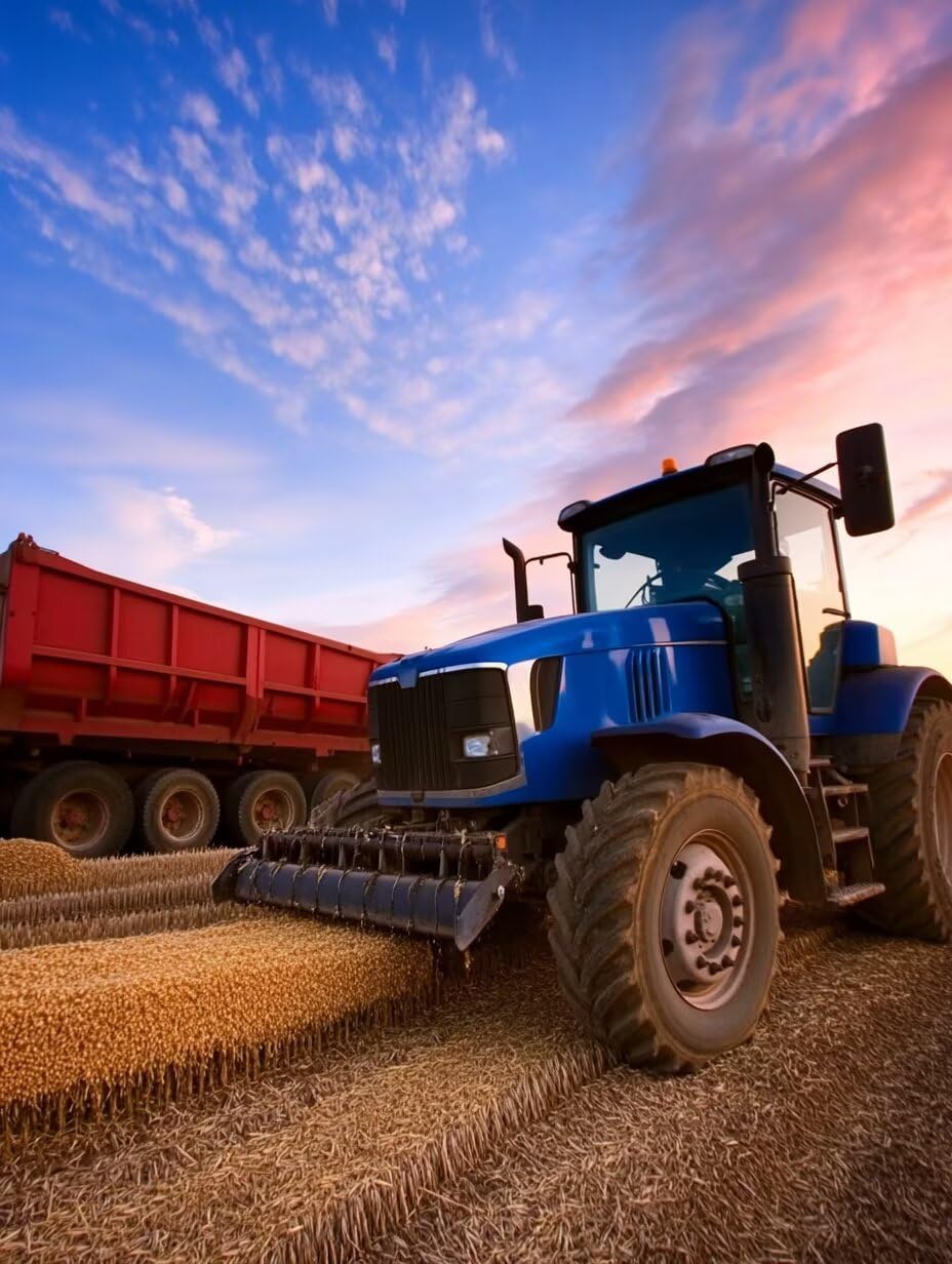 Traktor do malowania diamentowego 5D, dla dorosłych, zestaw do samodzielnego wykonania, krajobraz, pełne wiertło, kryształowa sztuka, zestaw do haftu krzyżykowego, dekoracja salonu, prezent dla kobiet