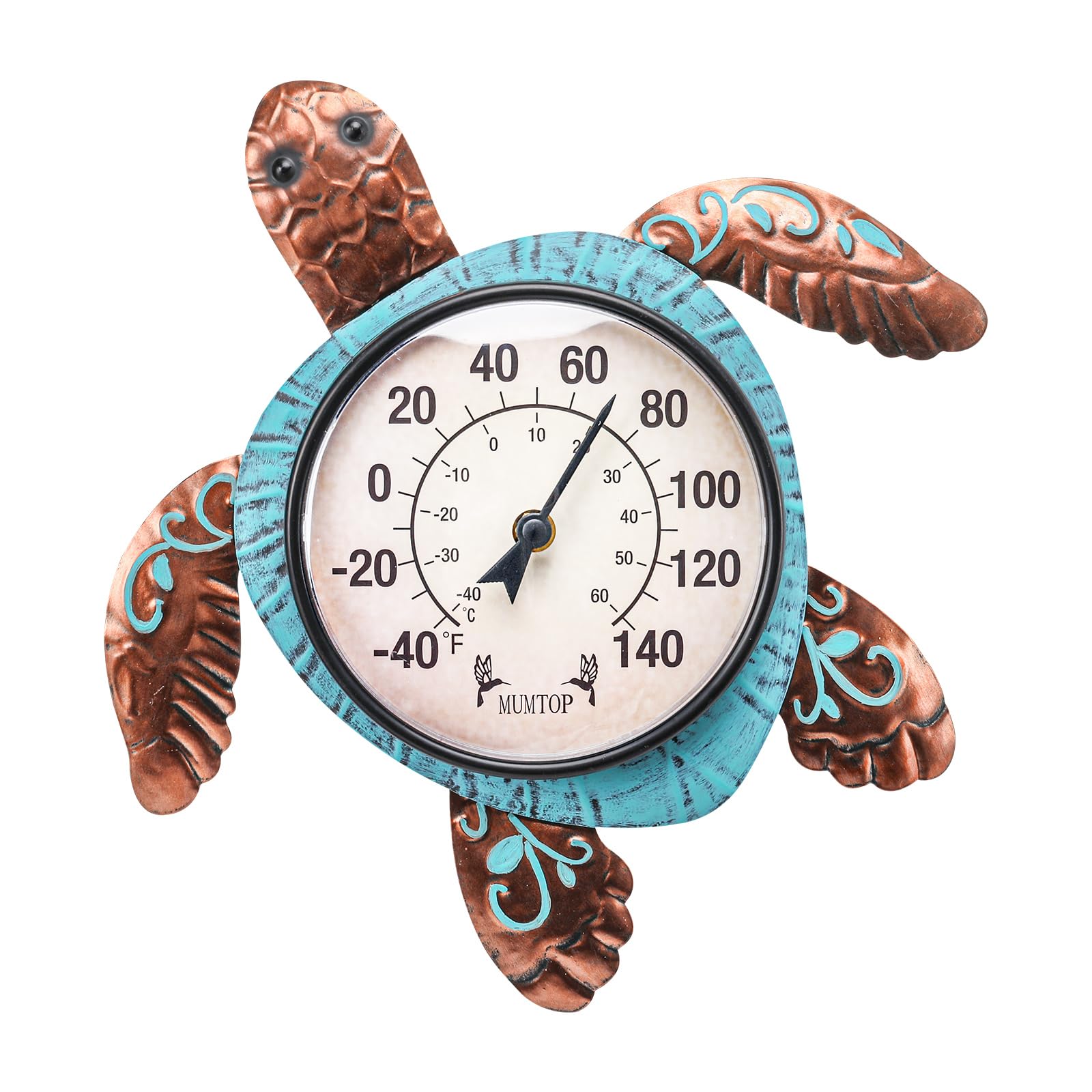 Photo 1 of MUMTOP Outdoor Thermometer, Turtle Outside Wall Thermometer for Patio Yard Garden