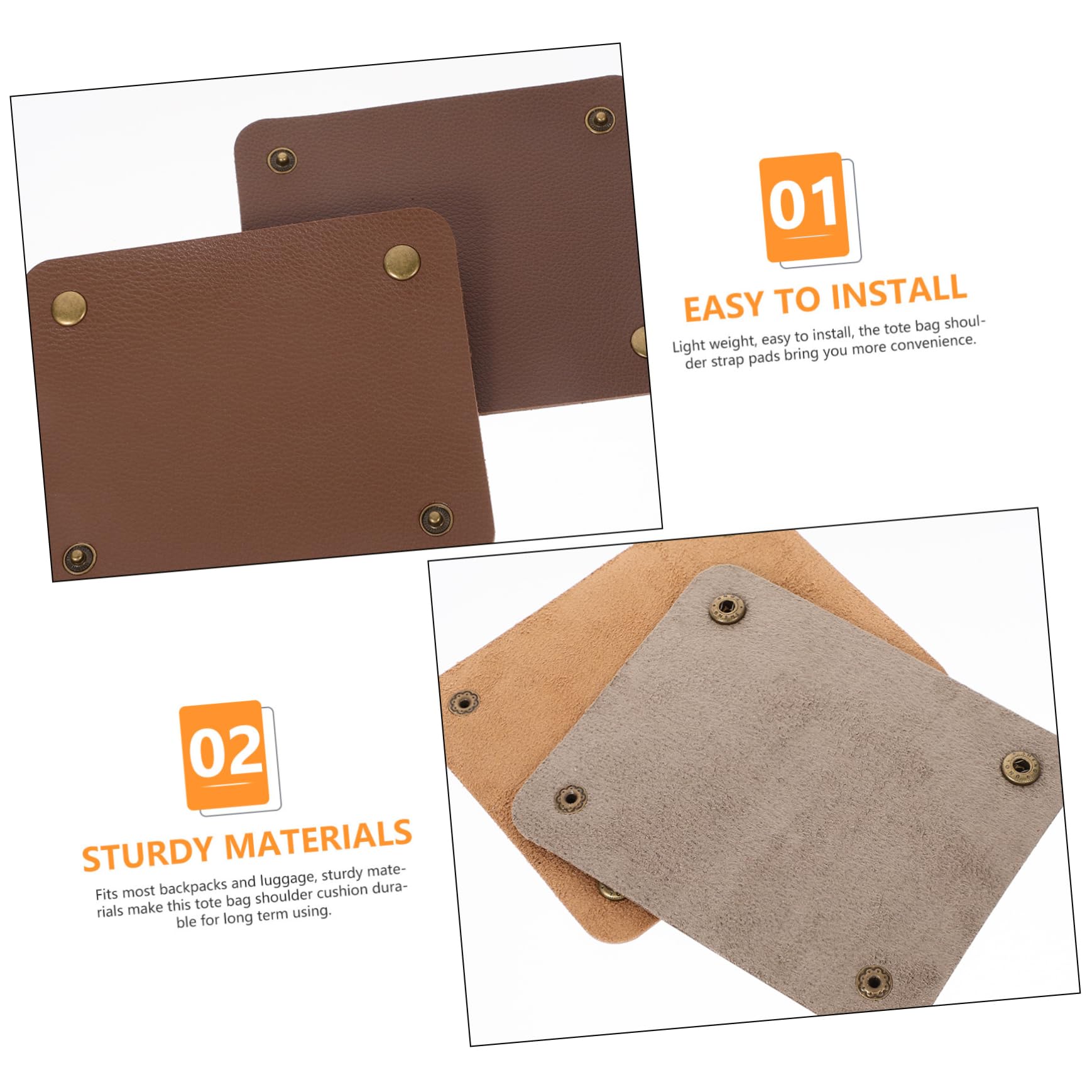 Ipetboom 5 Series Cubierta De La Manija del Equipaje Funda para Asa De Equipaje Protector del Asa del Bolso Canvas Bag Asas para Maletas Manga del Mango De La Maleta Cuero PU 4 Piezas X 5