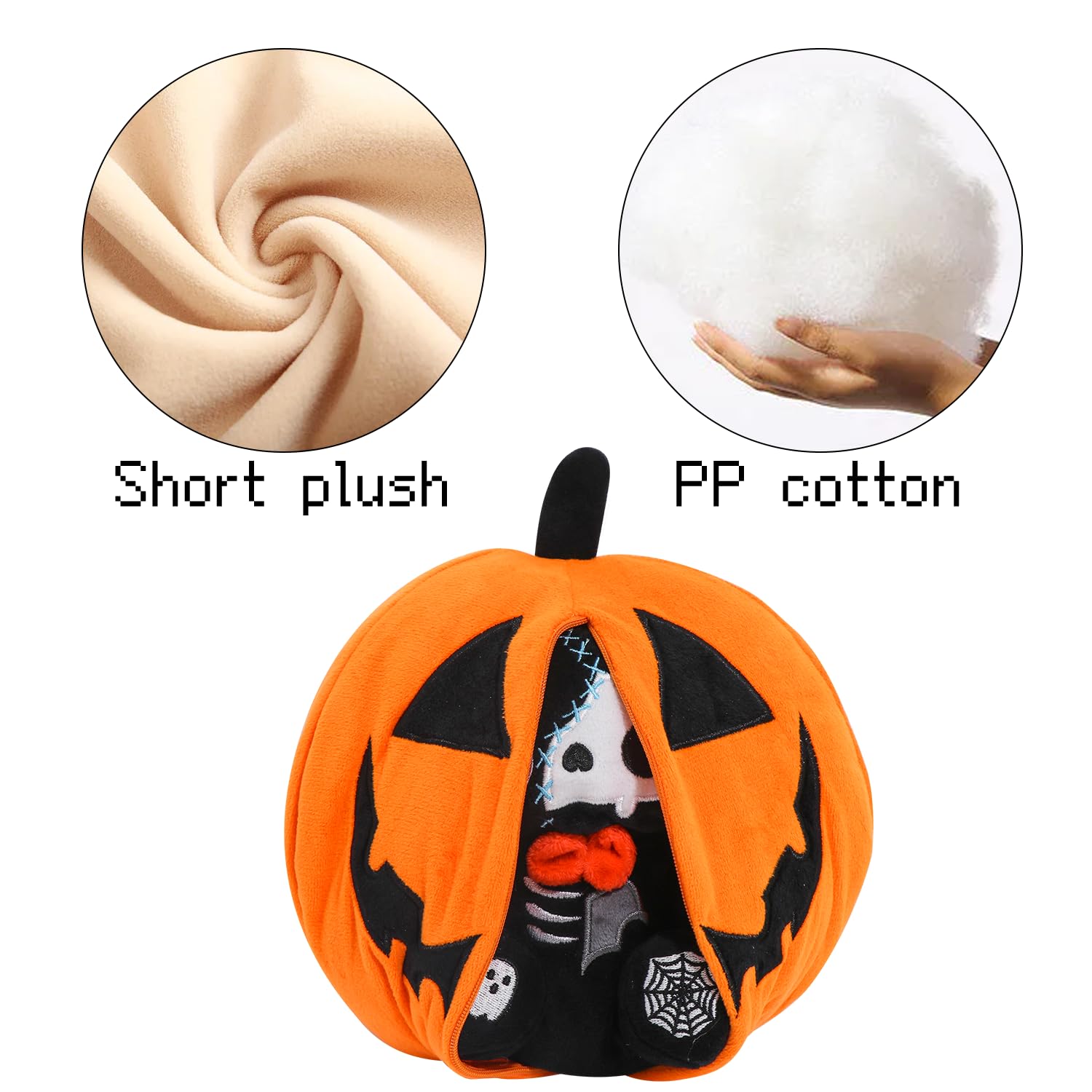 Amazon.co.jp: ハロウィンぬいぐるみ リバーシブル 黒猫 ぬいぐるみ