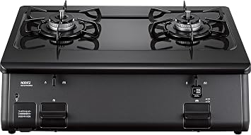 Noritz Table Cooktop for City Gas NLC2296QBAR Enamel Top No Grill Standard Size 59cm Type Right High Heat Charcoal