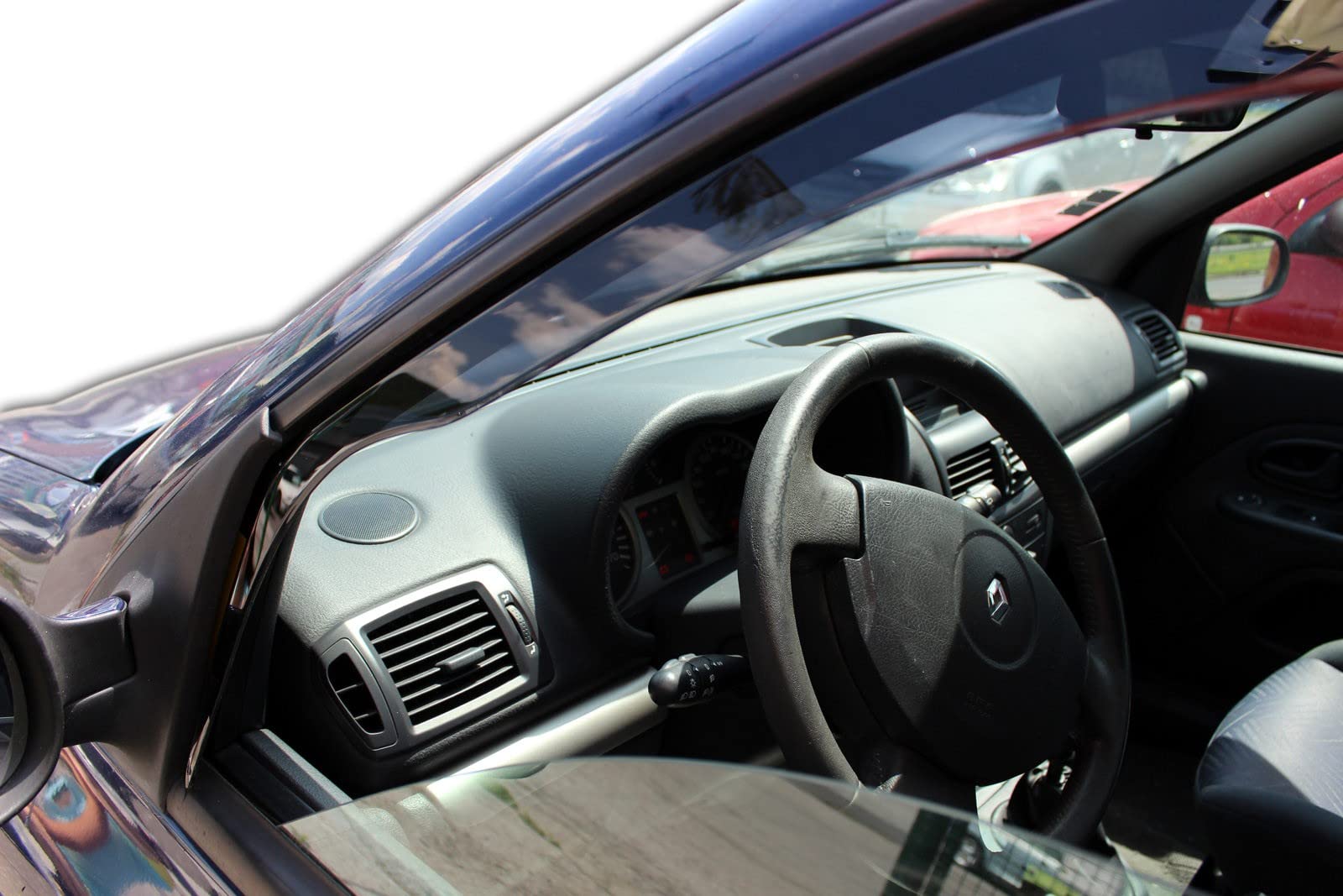 Déflecteurs D'air HEKO Pour Clio 2 5P Berlina 1998-2005 - Réduction Bruit Vent - Ensemble 2 Pièces