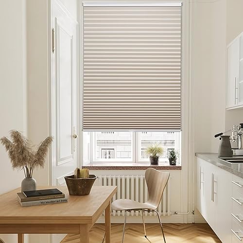 Miniatura 6 de MYshade Persianas Opacas Celulares Inalámbricas de 1.5 Pulgadas, Persianas Impermeables con Aislamiento Térmico y Reducción de Ruido, Tratamientos