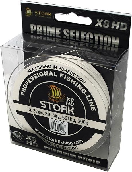 Stork HDx8, 8-Fach geflochtene Premium Angelschnur 300m - 3