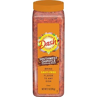 Dash Salt-Free Seasoning Blend, Southwest Chipotle, 21 Ounce