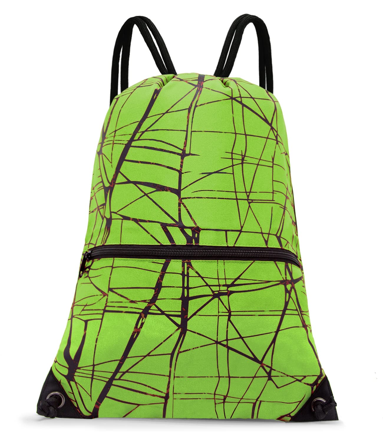 HOLYLUCKHOLYLUCK Drawstring Backpack Bag Sport Gym Sackpack
