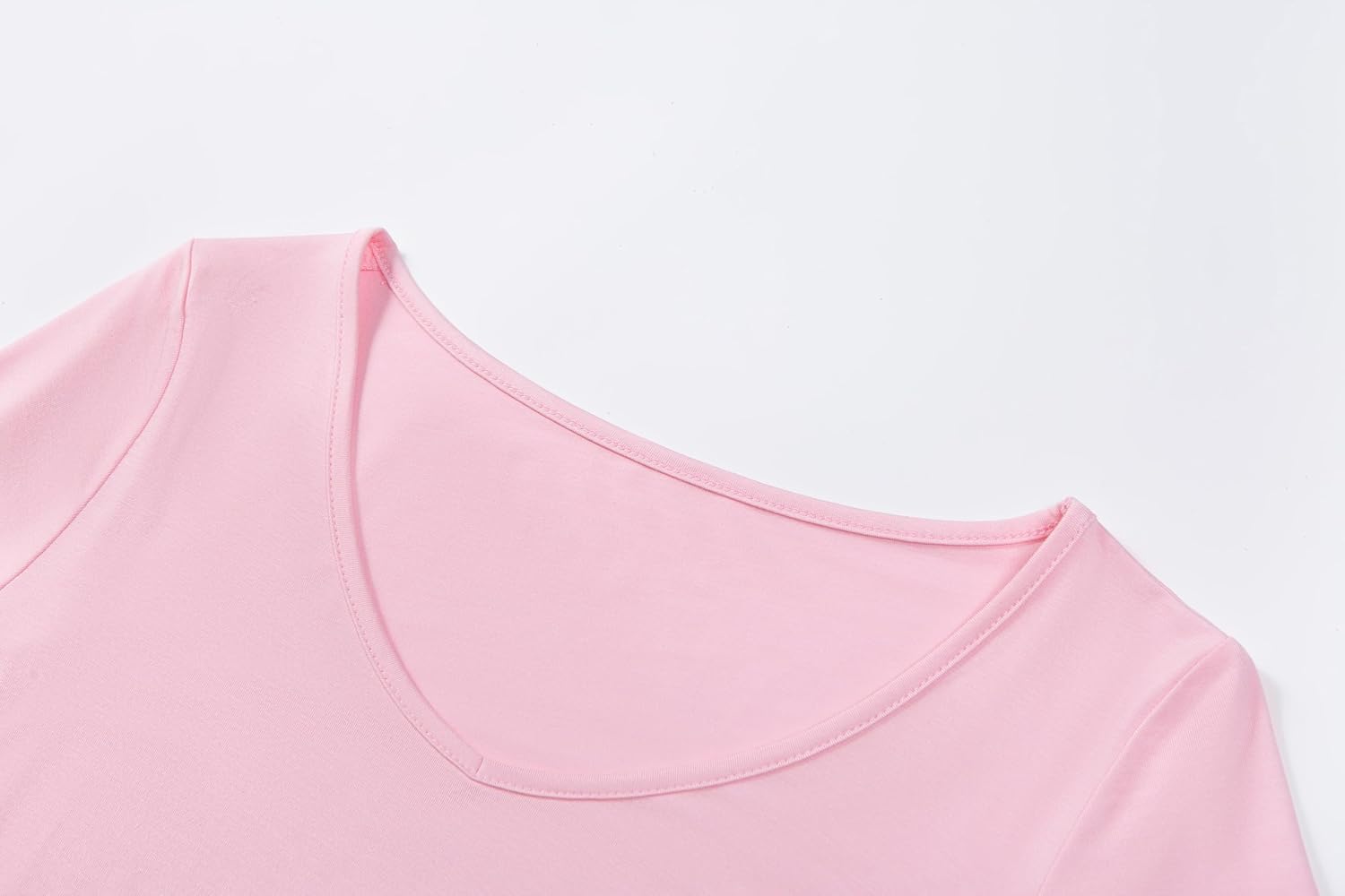 Long Sleeve Underscrub Baselayer Shirts for Women V Neck Casual Tops