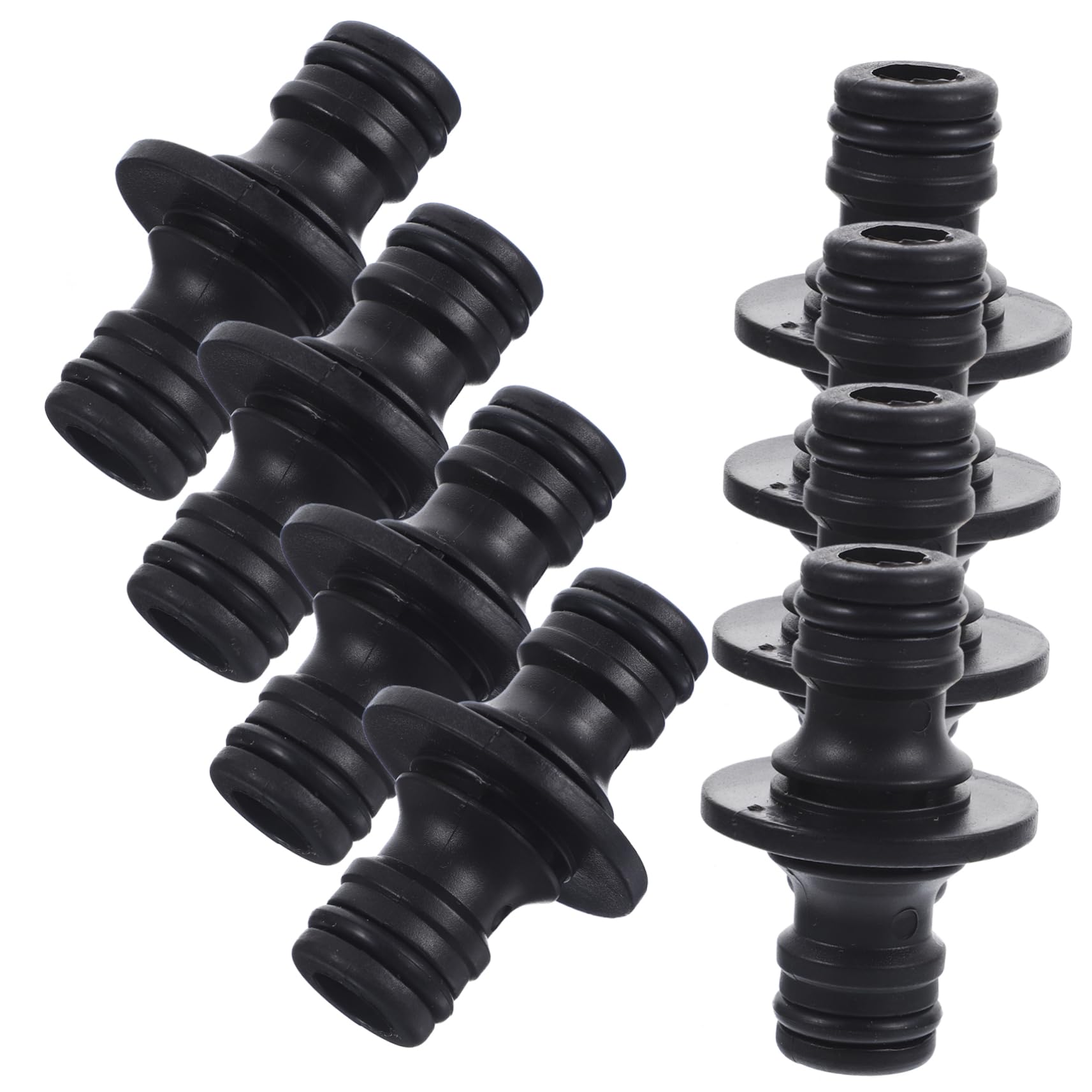UPKOCH 4 Set Raccordi Per Tubi A Connessione Rapida Adattatore Per Tubo Di Connessione Rapida Irrigazione Connettori Affidabili Per Connettori in Plastica Black 25 Pezzi*4