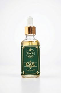 ELANZ ESSENCE - ROSAL - Pure & Natural Rose Flower Petals & Premium Almonds - Supple Skin Oil - For Face & Body - Skin Moi... Price In India