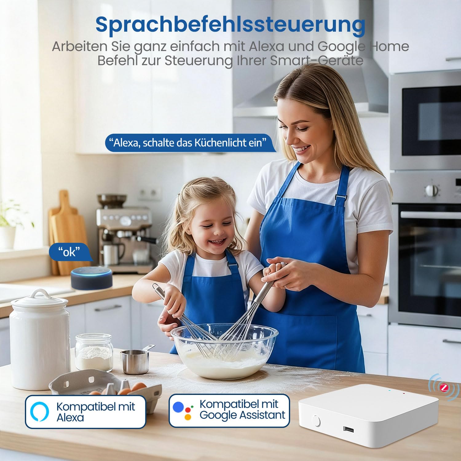 SMARTERCURRY Tuya ZigBee Gateway Hub, Pont Domotique pour Utilisateurs Tuya