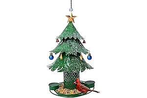 DULRLLY Christmas Tree Bird Feeder