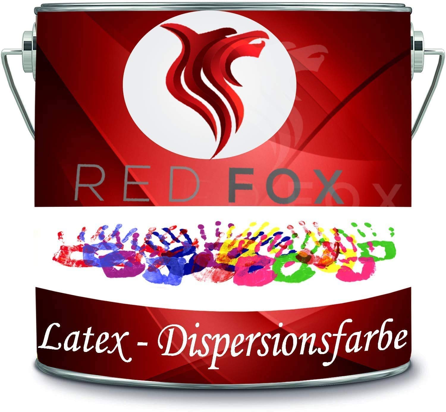 Peinture latex RED FOX pour murs intérieurs gris foncé anti-traces