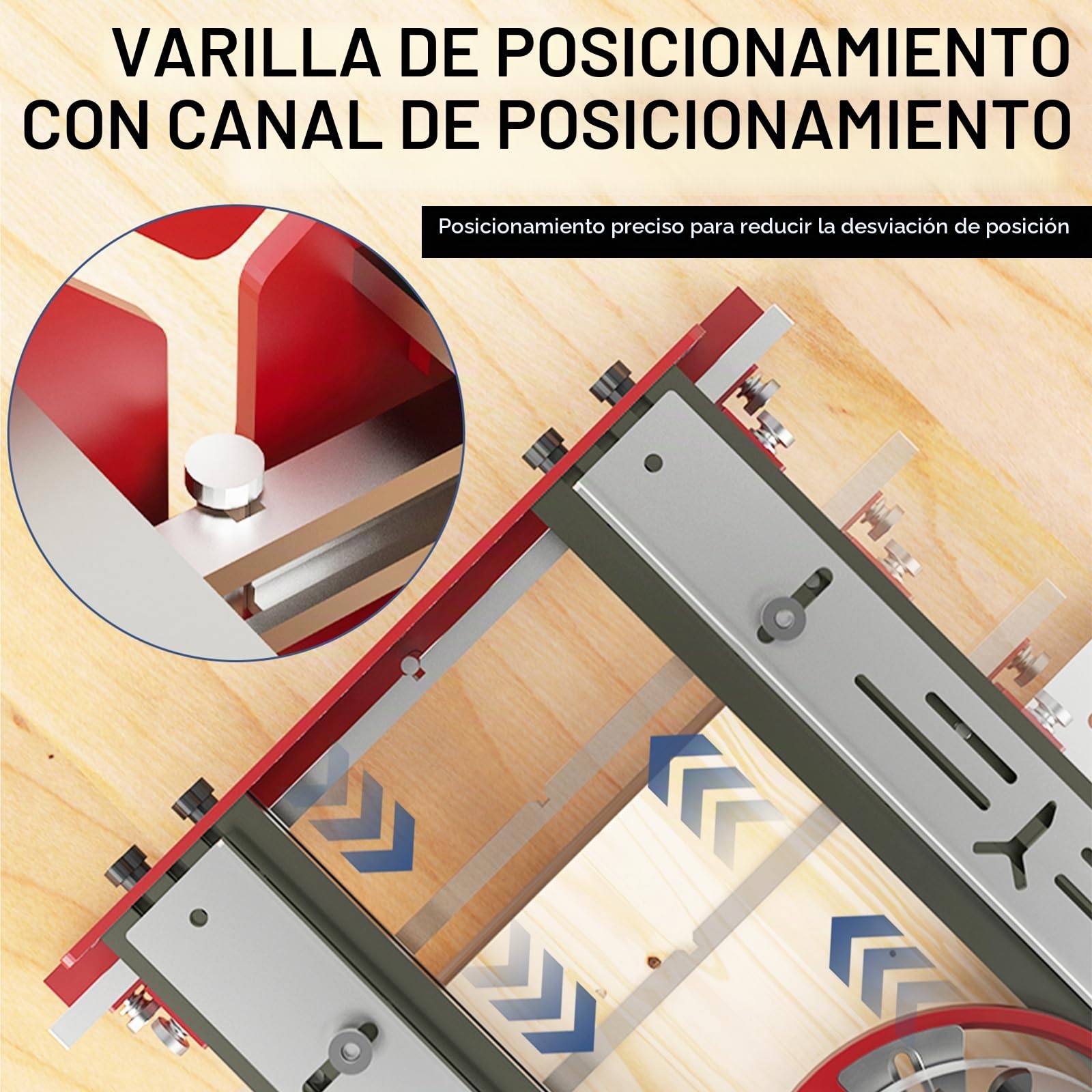 Juego de Abrazaderas de Límite para Carpintería, Trineo de Enrutador para Aplanar Losas + Base de Fresadora, Base de Enrutador de Madera Placa Deslizante de Enrutador de Carpintería