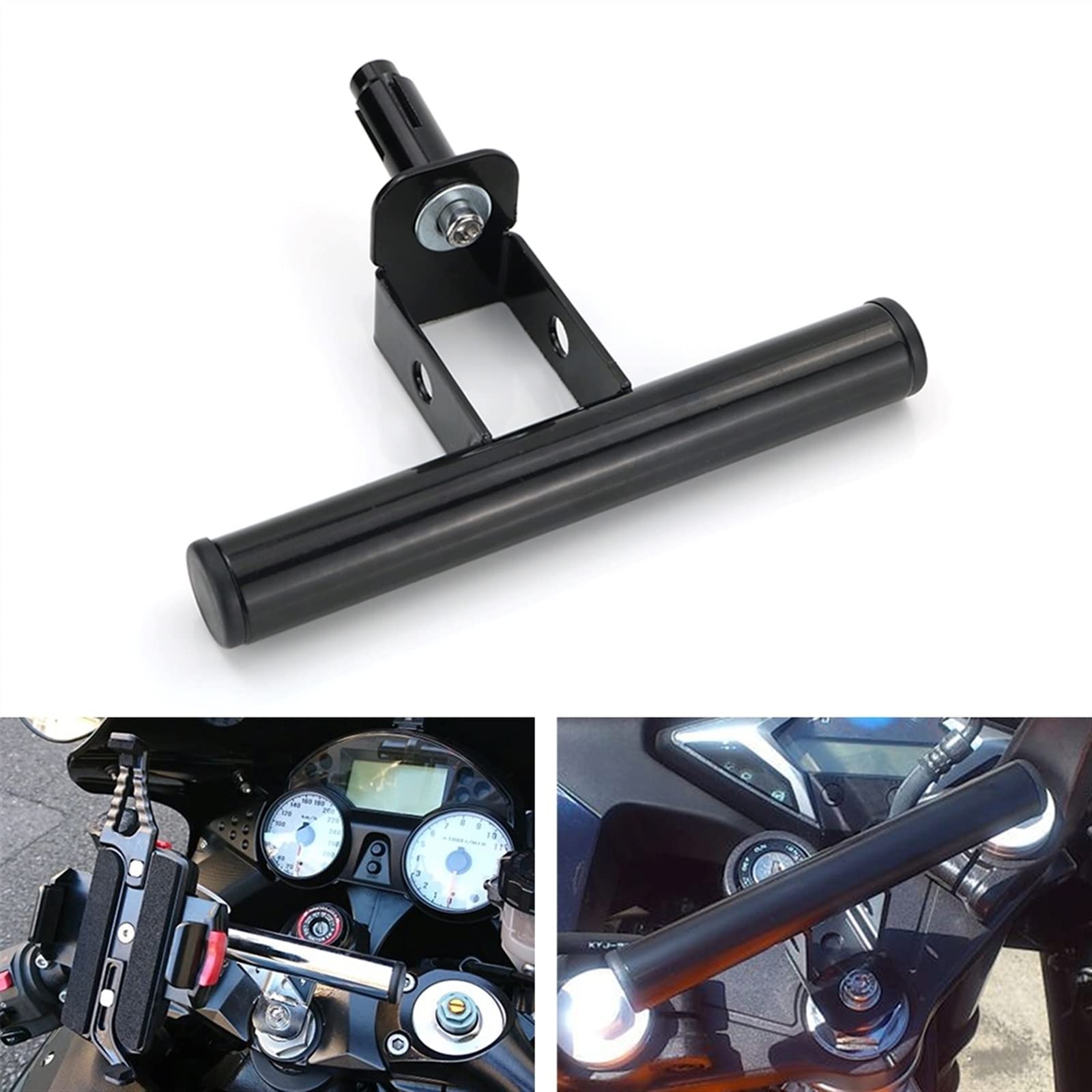 Compatible con CBR600 F4 1999 2000 Soporte De Teléfono para Salpicadero De Motocicleta, Soporte De Placa De Navegación GPS para Teléfono, Piezas Modificadas Soporte GPS teléfono
