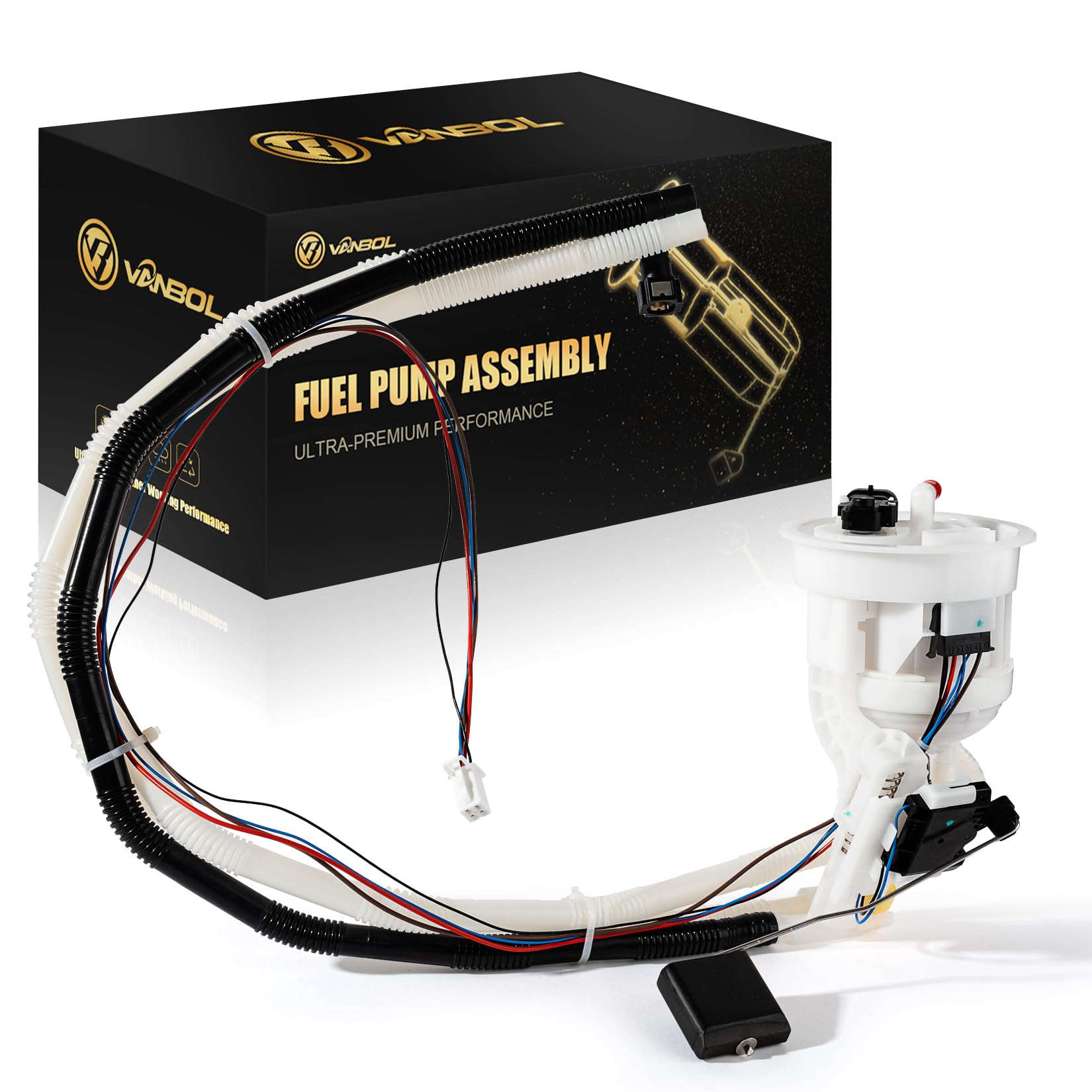 VANBOL Fuel Pump Assembly Fit for 2003-2005 Mercedes-Benz E320 2006-2009 E350 E500 CLS500 CLS550 3.2L 3.5L 5.0L 5.5L with Pressure Sensor Replace