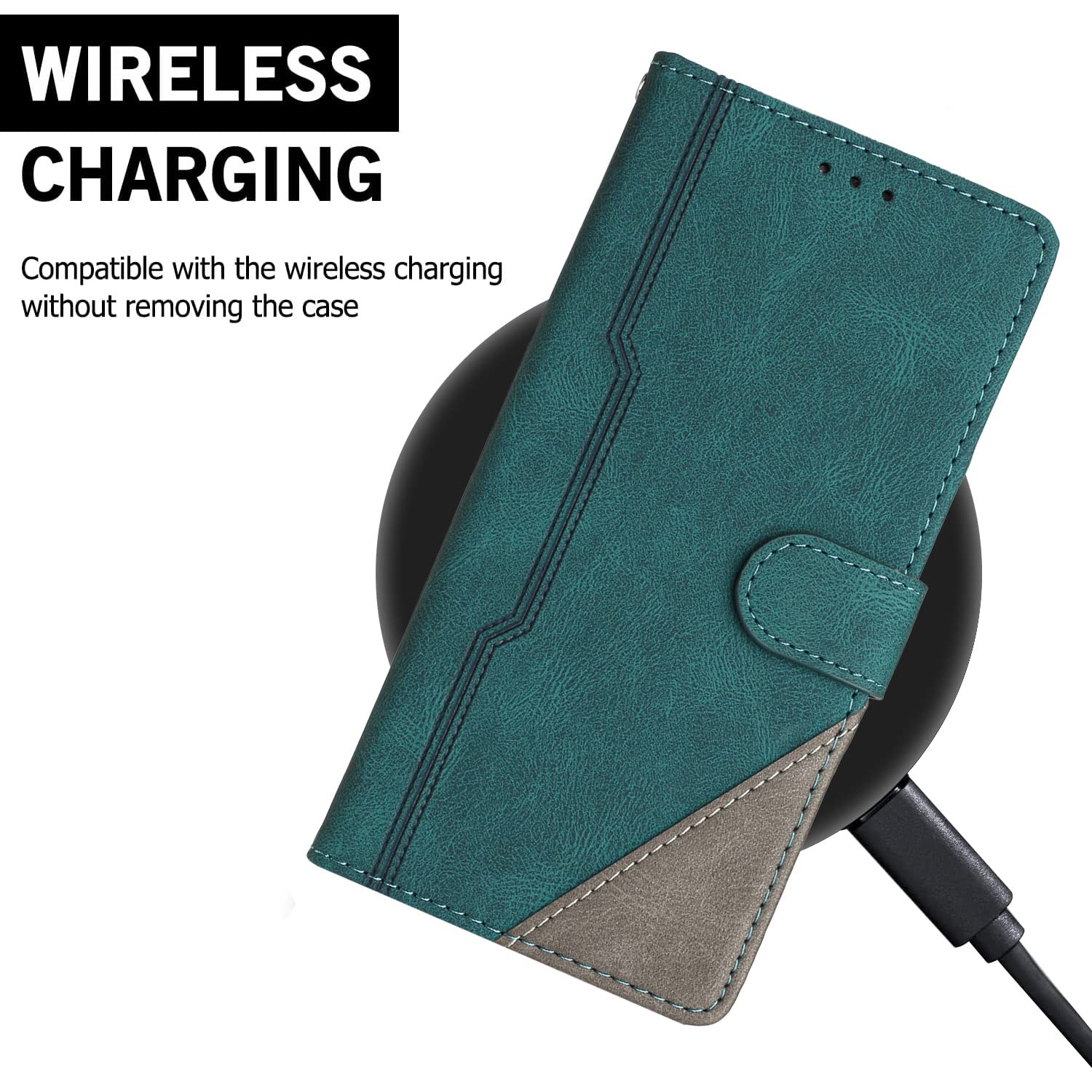 Custodia in pelle flip per Motorola Moto G Power 5G 2023 Custodia con design a portafoglio