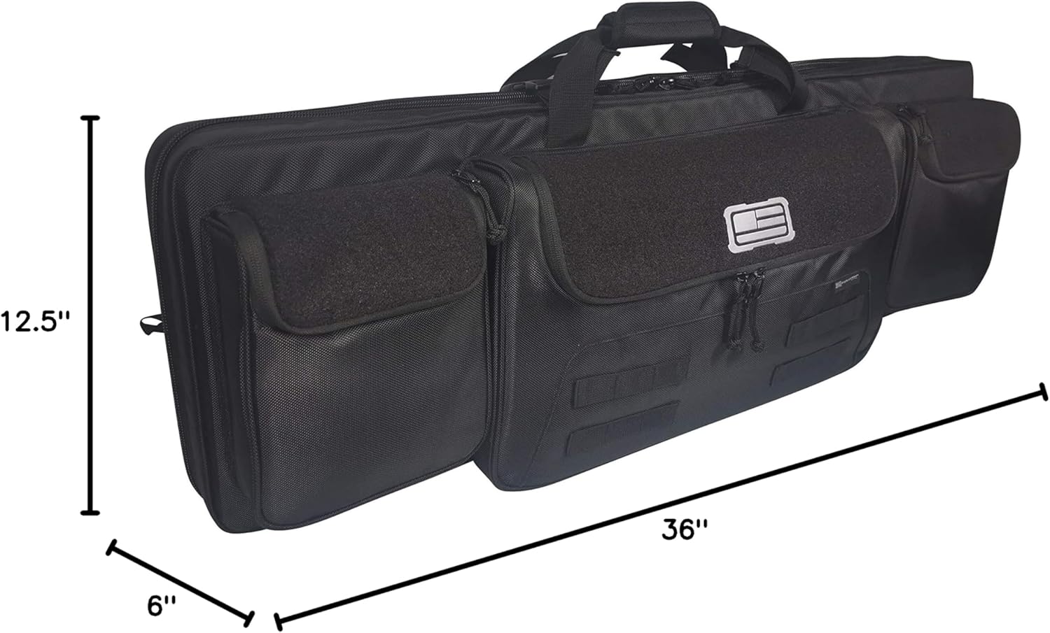 Evolution Outdoor Tactical Rifle Case - 1680 Tactical Series, Soft Rifle Case, Black Firearm Case