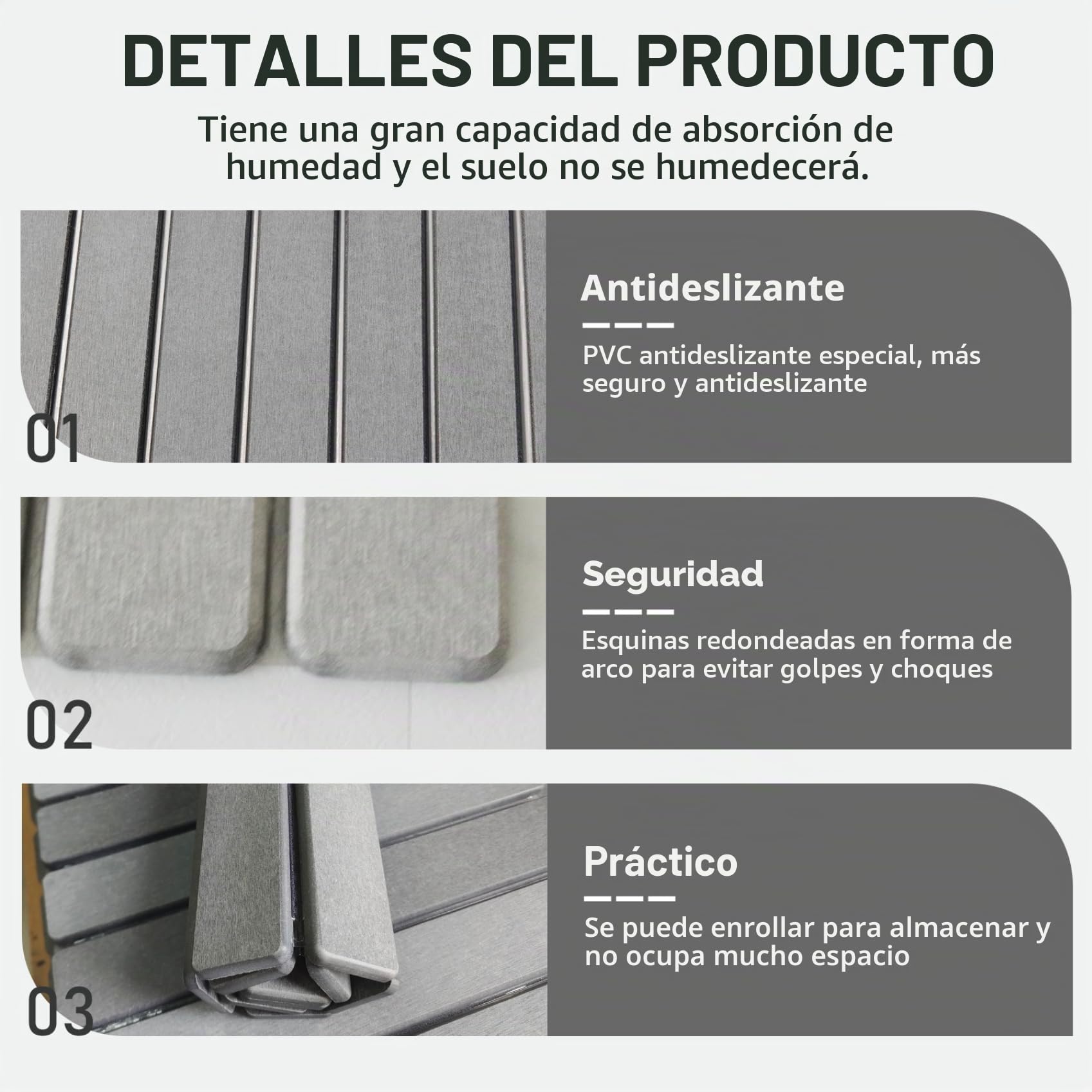 Estera de baño de Piedra de diatomita, Alfombra de Ducha de Piedra de Secado rápido de 16x12 Pulgadas, Alfombra de baño Plegable no Deslizante para el Piso de Ducha de bahtroom de Cocina.