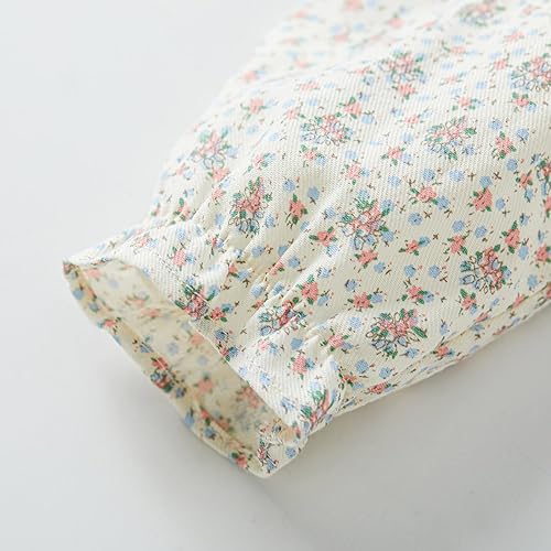 Miniatura 6 de pureborn Vestido de algodón de manga corta y larga para bebé niña pequeña 0-6T