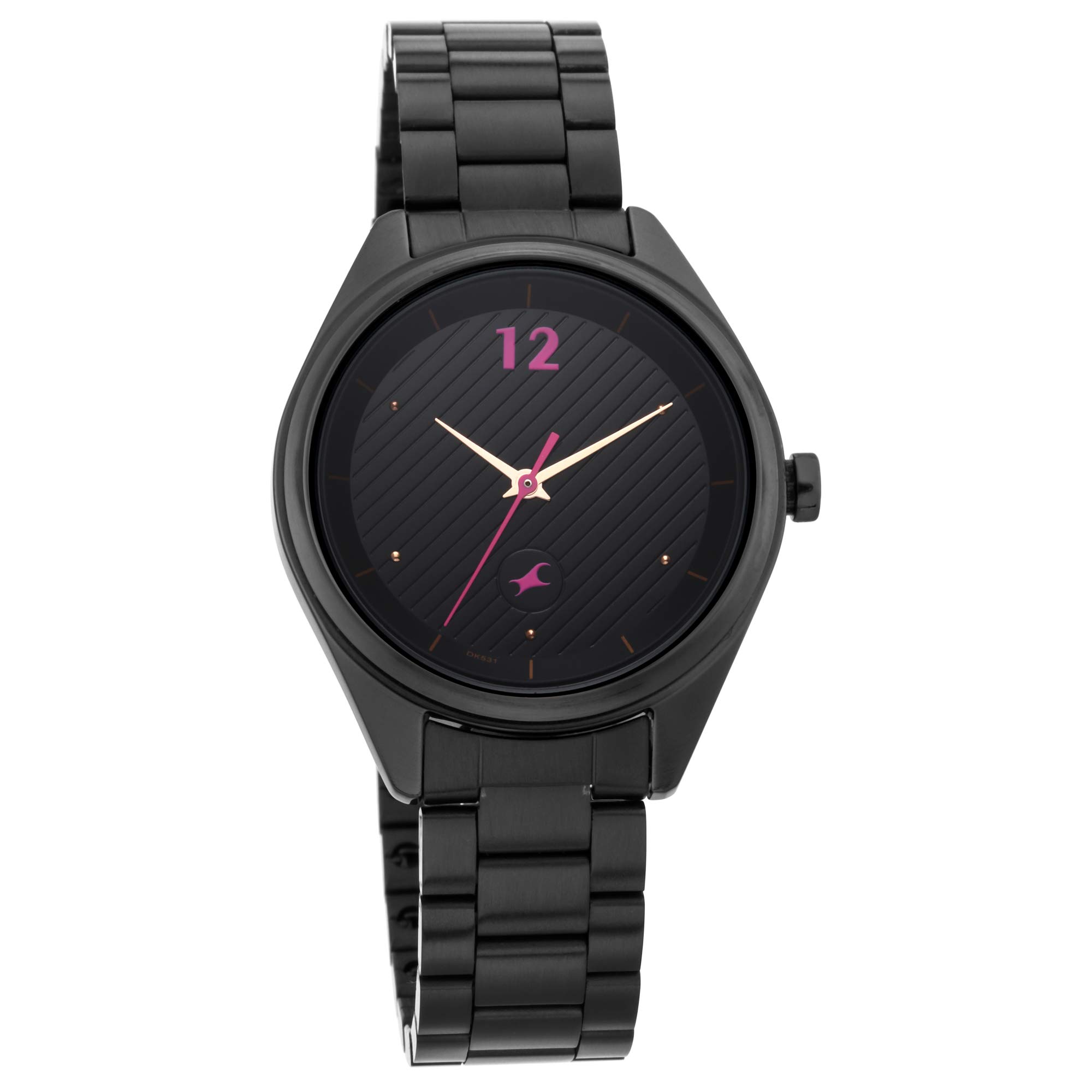 Fastrack Quartz Analog Black Dial Stainless Steel Strap Watch for Girls-NS6215NM01 (B08QZ18WJW) Amazon Price History, Amazon Price Tracker