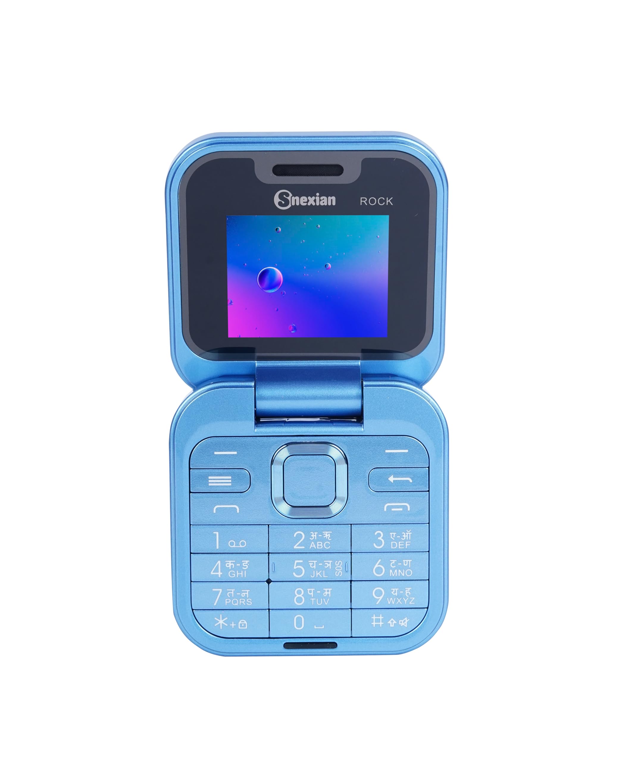 Snexian All-New Rock X Flip Dual Sim |Keypad Mobile with 1.8" Display |Flip|Fold|Call & SMS Indicator|Attractive Design |BT Dialer|Voice Changer|Long Lasting Battery|Camera|Feature Phone| Blue-picture-35