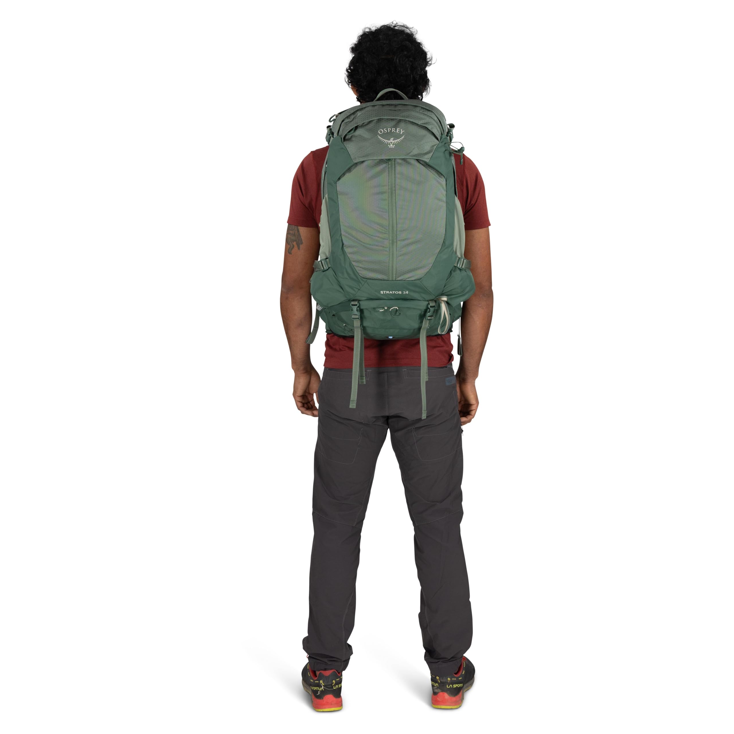 Osprey Stratos 24 Nirvana Blue, Azul Nirvana, 34 litros