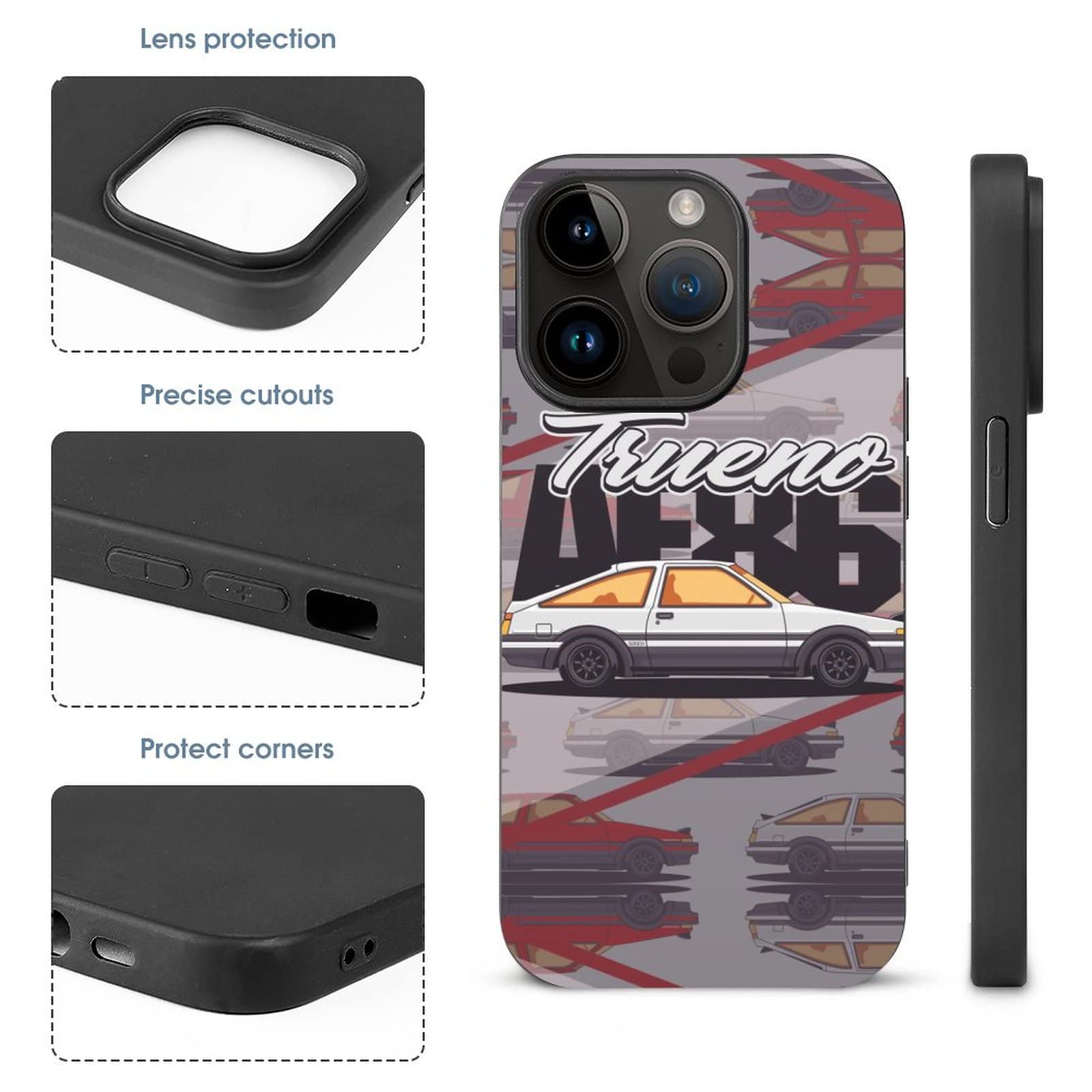 Amazon.co.jp: 頭文字D イニD AE 86 IPhone14 用 ケース 6.1インチ