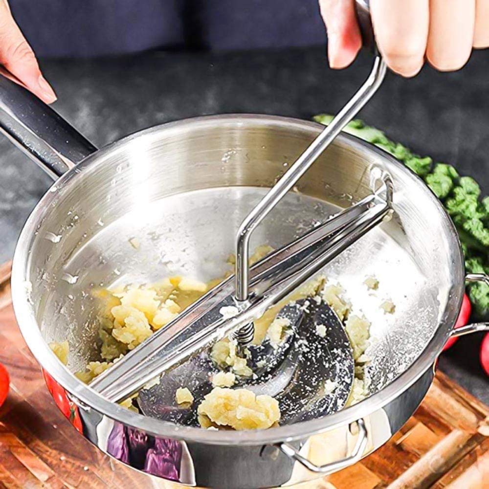 Kartoffelstampfer Edelstahl Obst und Gemüse Marmelade für Coo