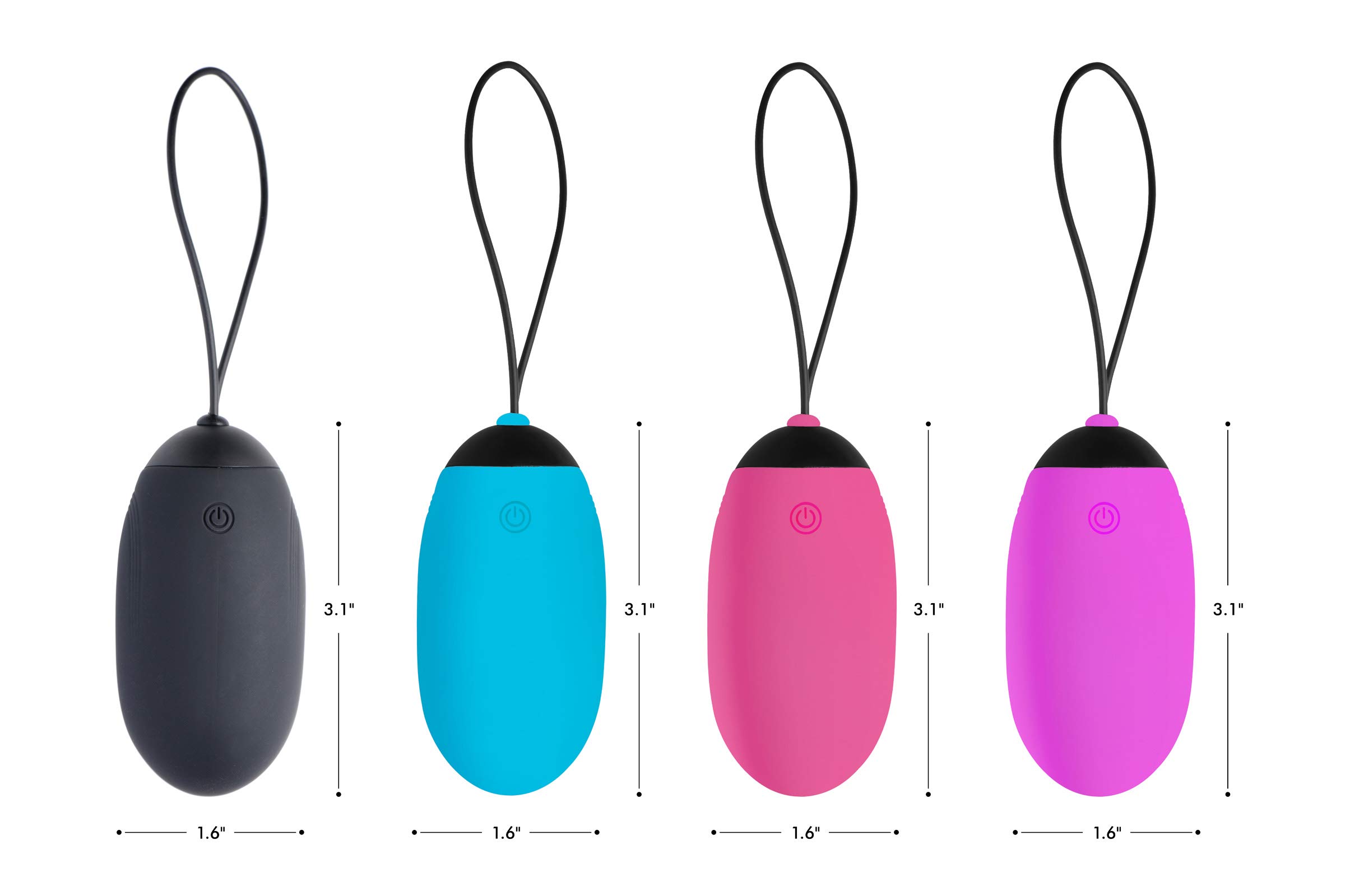 Amazon.com: XL Silicone Vibrating Egg - Blue : Health & Household