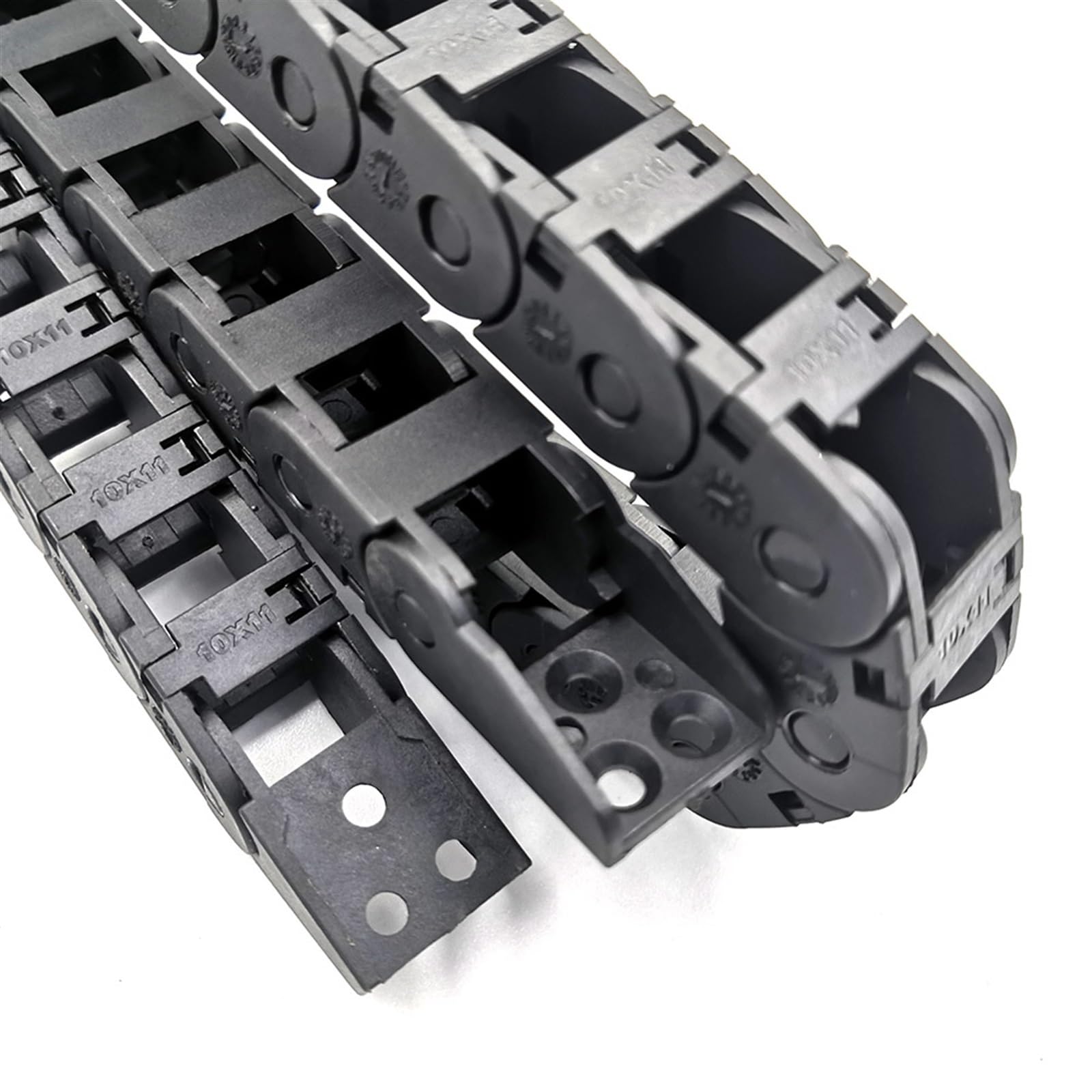 1 Meter 10x11mm Drahtträgerkabel Schleppkette Brücke Außengravurmaschine Roller Tanks Getriebe(R38)