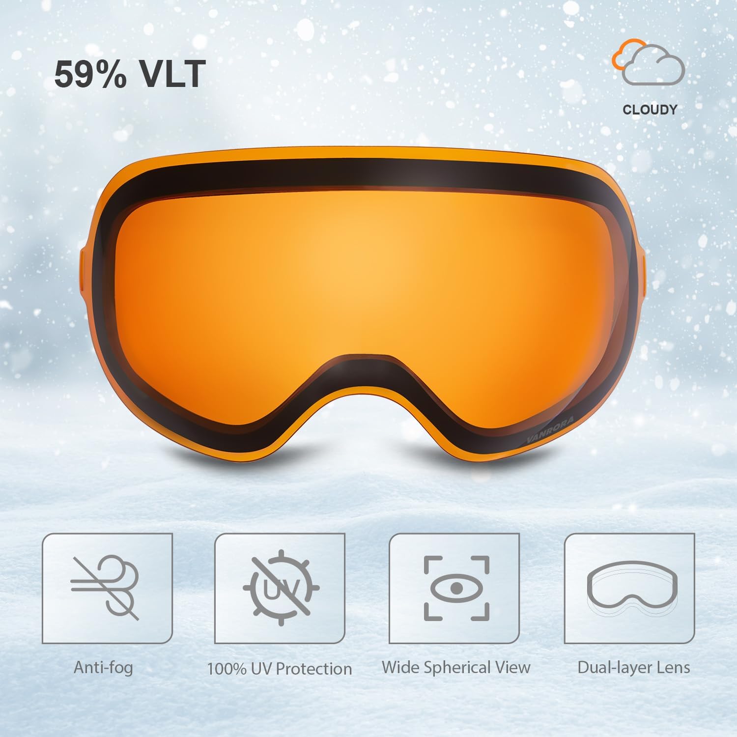 Ski Combo & Orange Lens Bundle