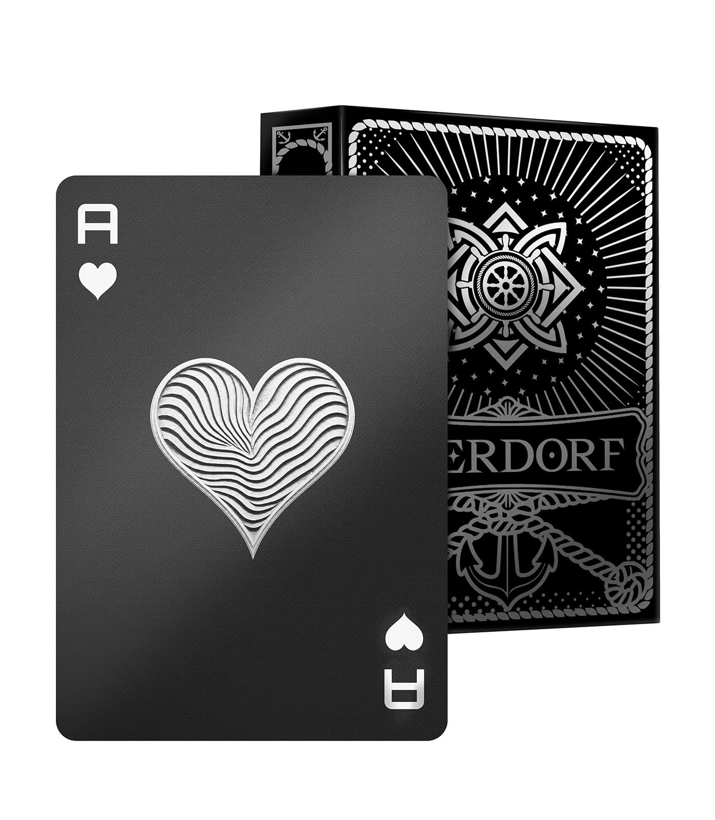 BIERDORF Waterproof Playing Cards, Deck of Cards, Poker Size (Black) — Amazon image 8