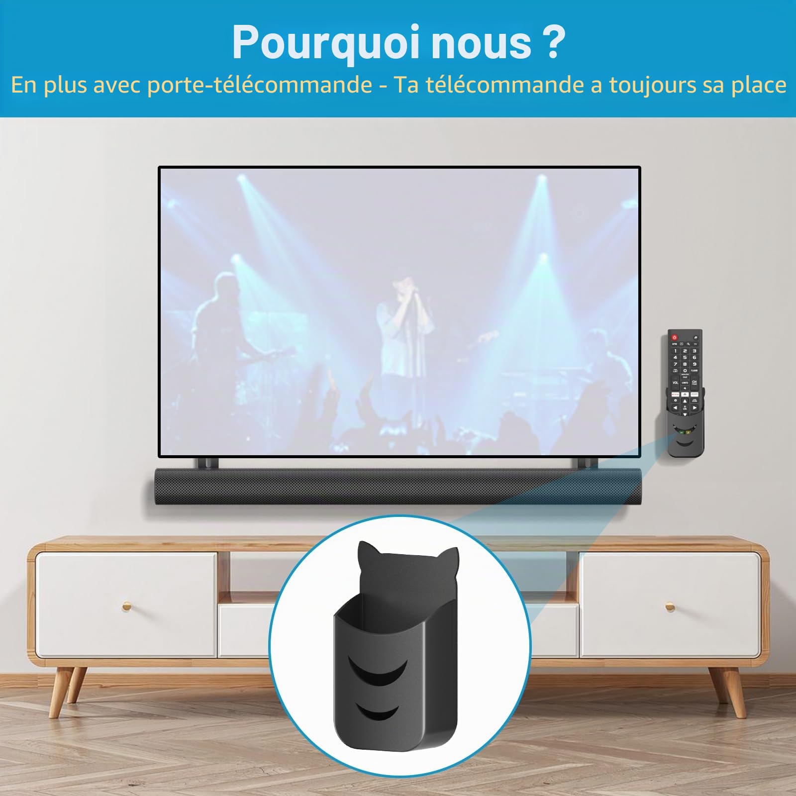 Support Sonos et arc TV, supports de barre de son réglables