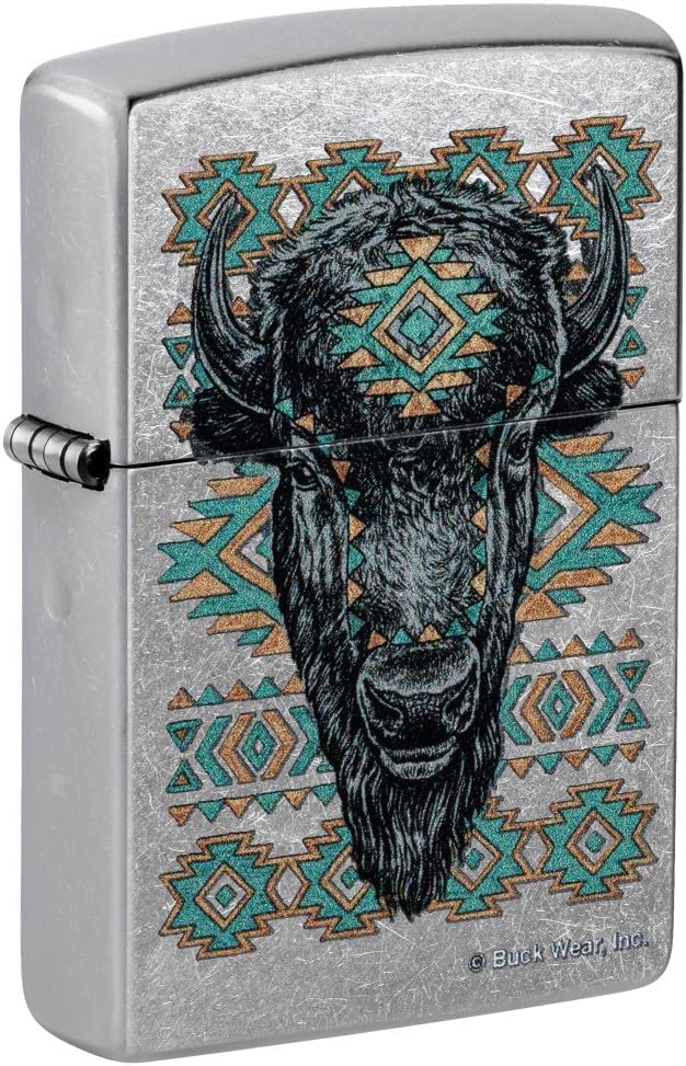 Encendedor Zippo con grabado personalizado diseño Búfalo