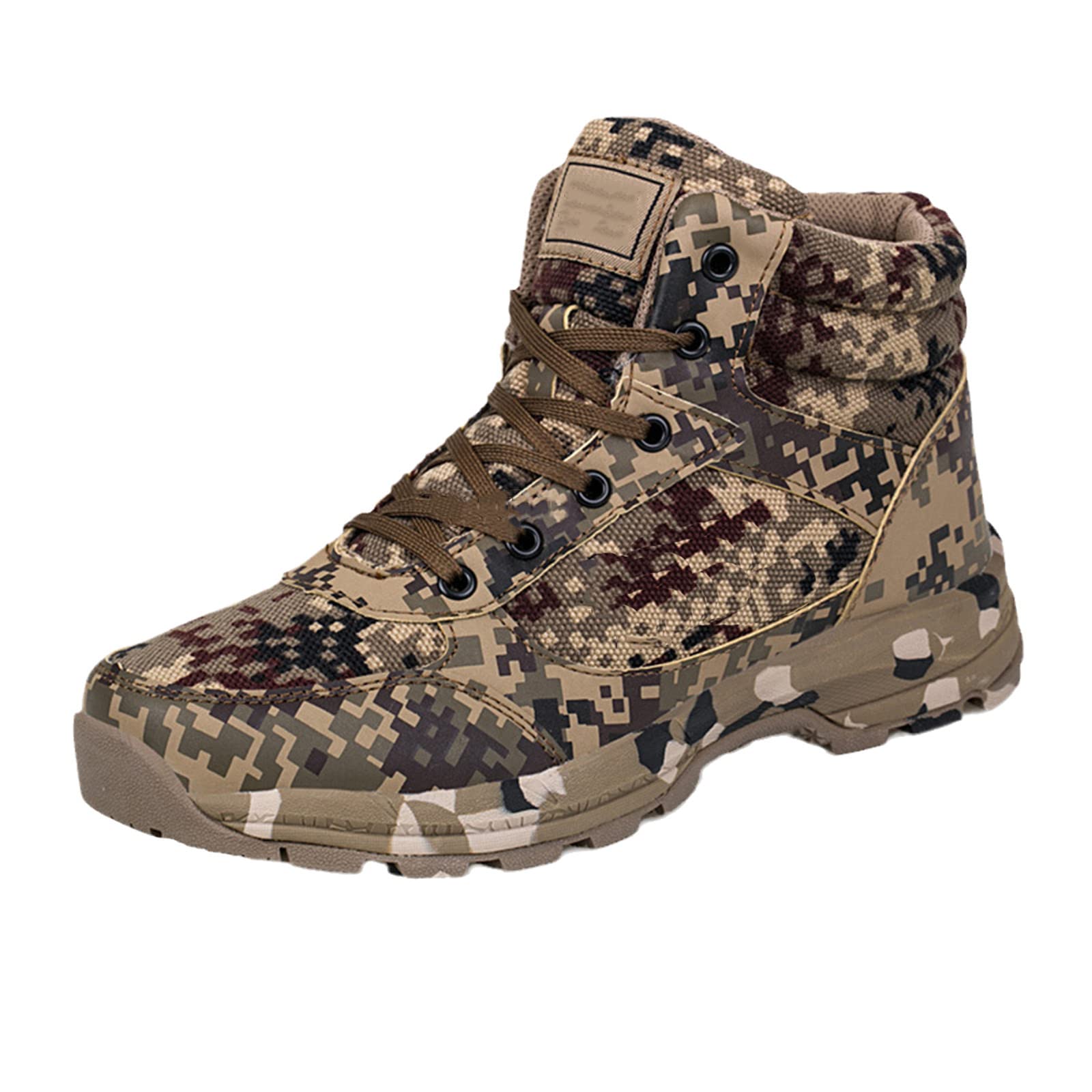 Hombres Invierno Camuflaje Pesca Zapatos Más Terciopelo Espesado Ejército Algodón Zapatos Deportes Pesca Zapatos Senderismo