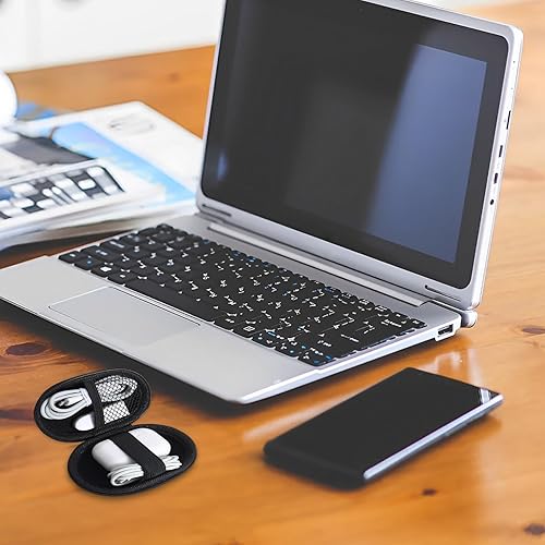 Miniatura 3 de Mini Electronic Case - Electronic Accessories Carry Case Organizer Pouch  Multifunctional Travel Organizer Bags Travel Packing for Keeping Tech